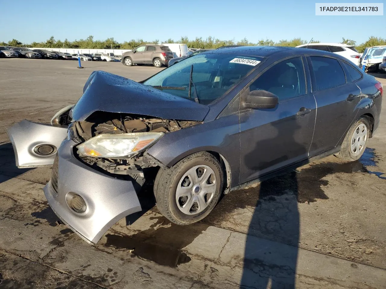 2014 Ford Focus S VIN: 1FADP3E21EL341783 Lot: 66347644