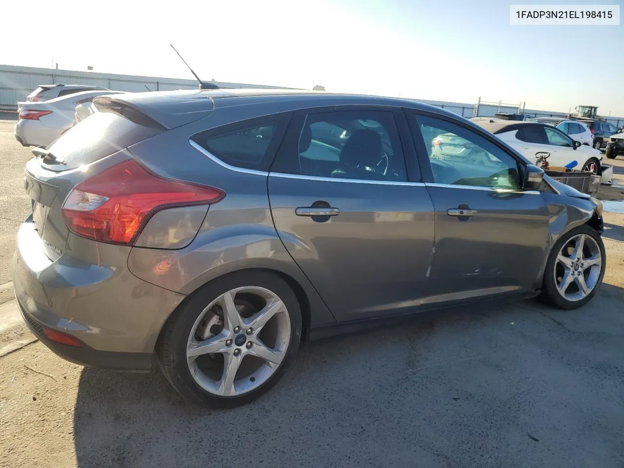 2014 Ford Focus Titanium VIN: 1FADP3N21EL198415 Lot: 66422974