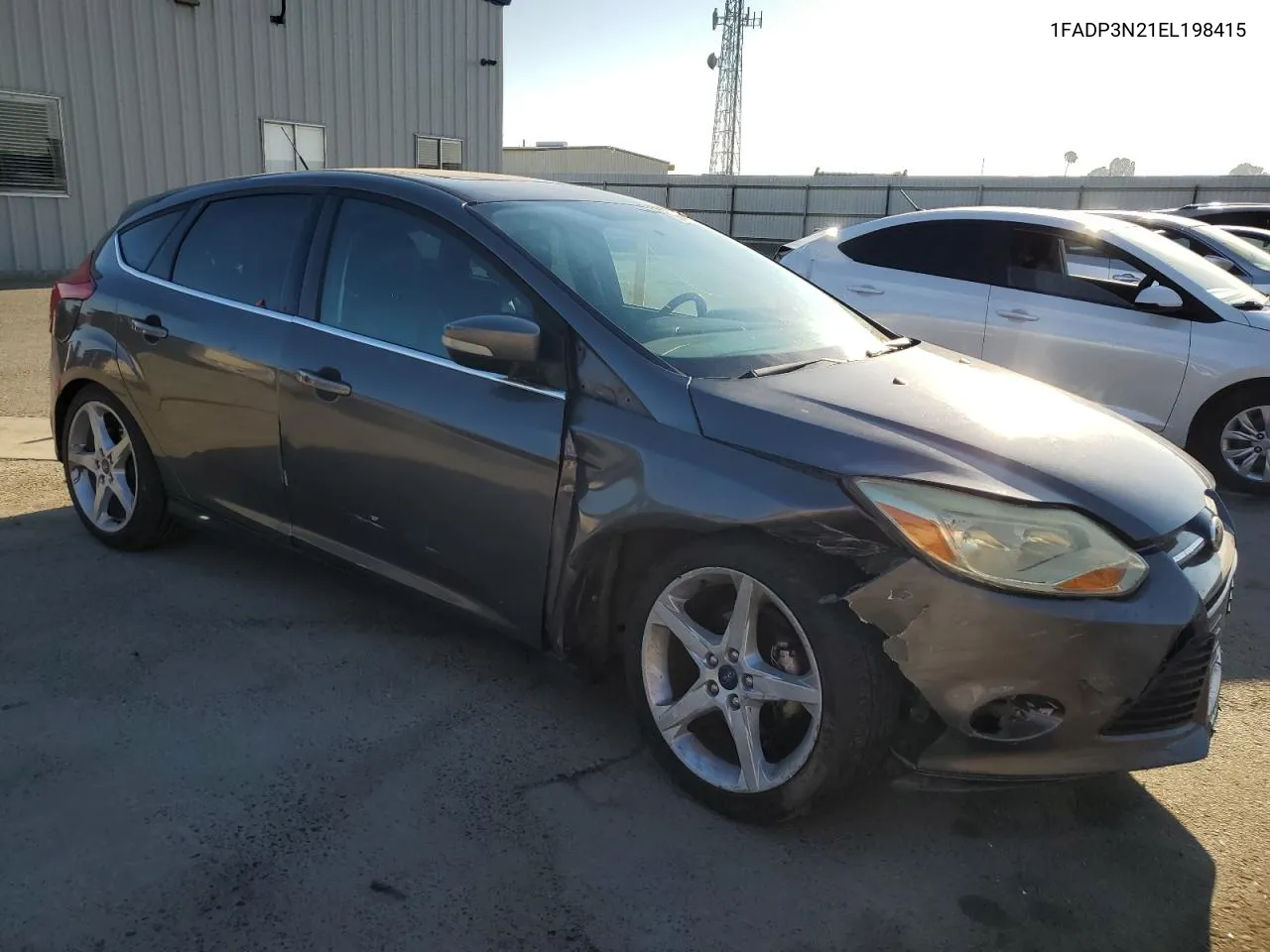 2014 Ford Focus Titanium VIN: 1FADP3N21EL198415 Lot: 66422974