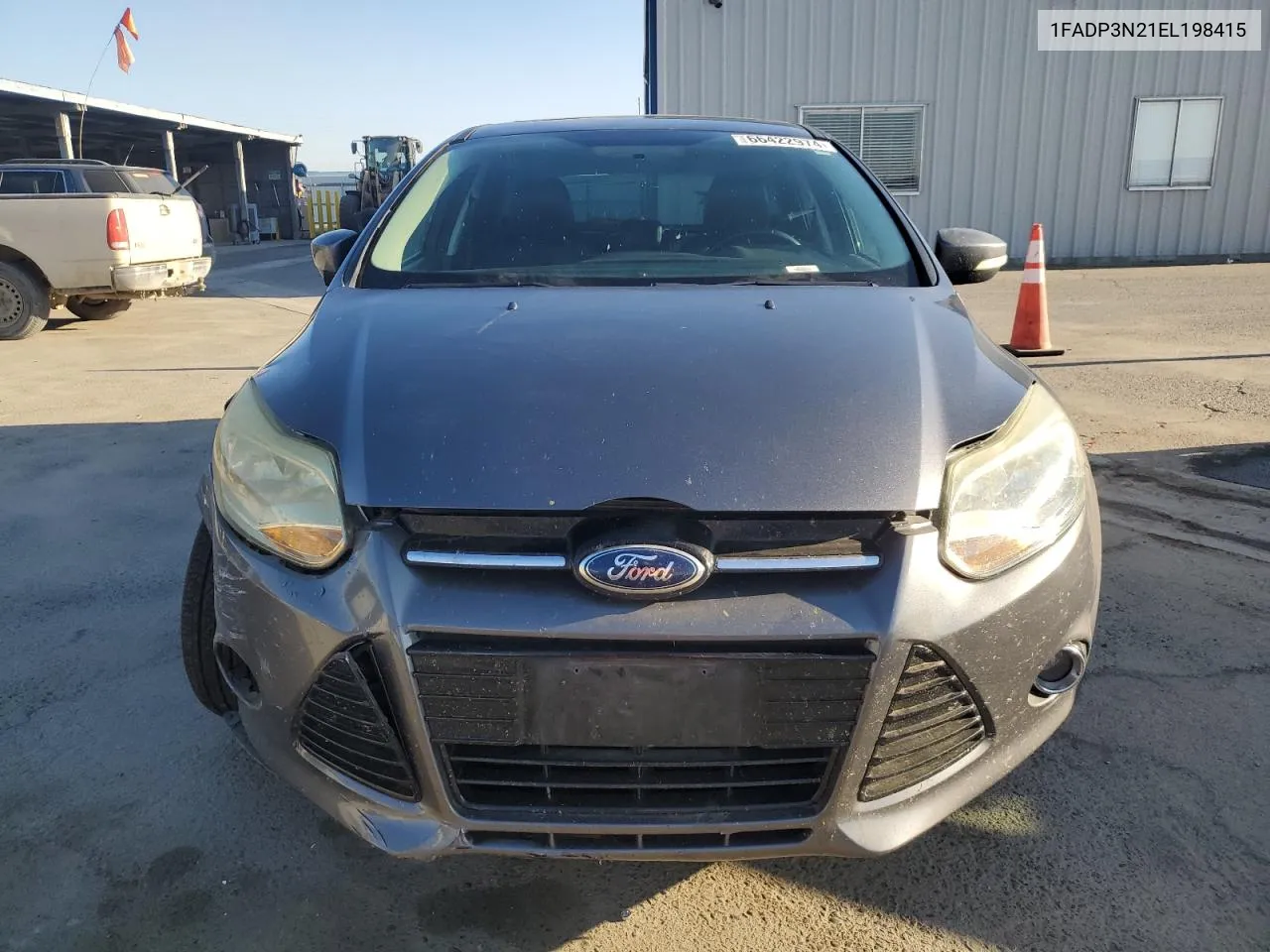 2014 Ford Focus Titanium VIN: 1FADP3N21EL198415 Lot: 66422974