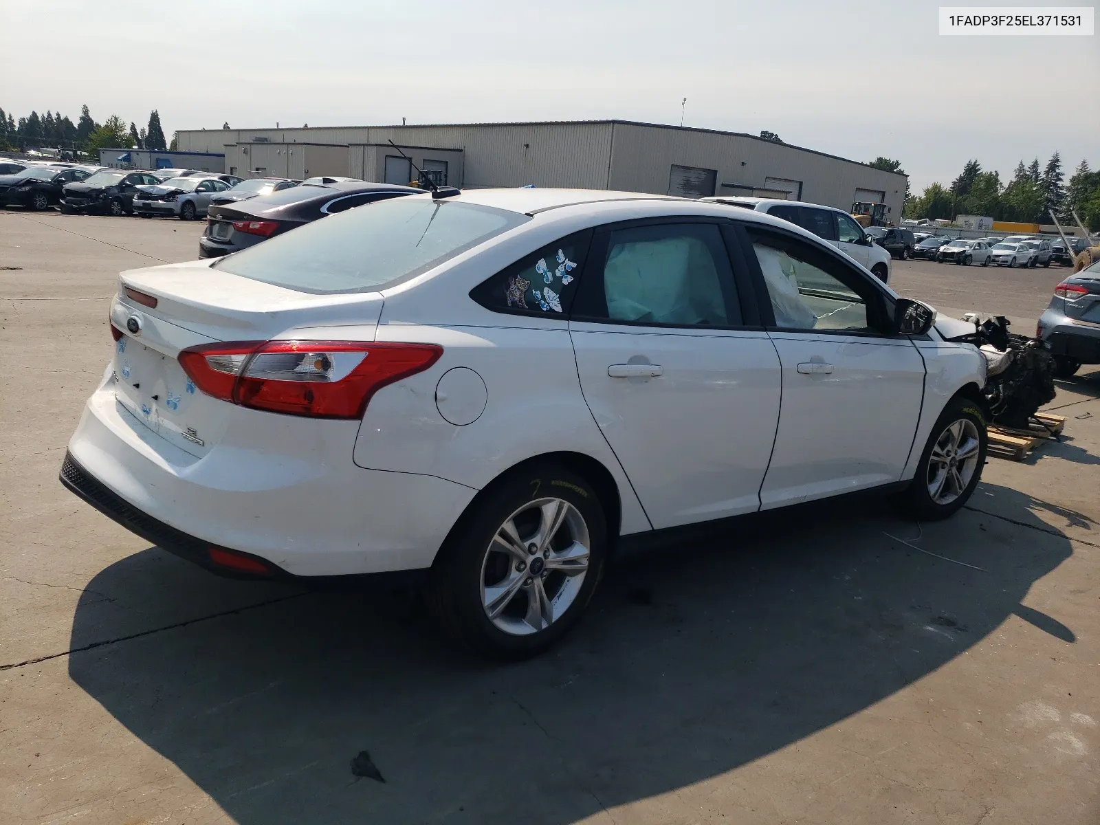 2014 Ford Focus Se VIN: 1FADP3F25EL371531 Lot: 66435894