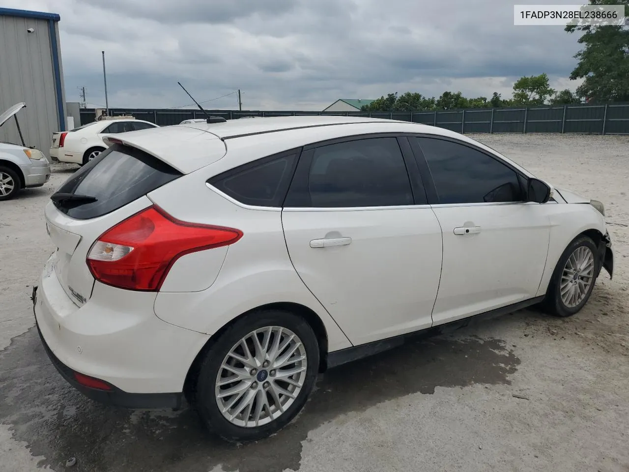 2014 Ford Focus Titanium VIN: 1FADP3N28EL238666 Lot: 66465444