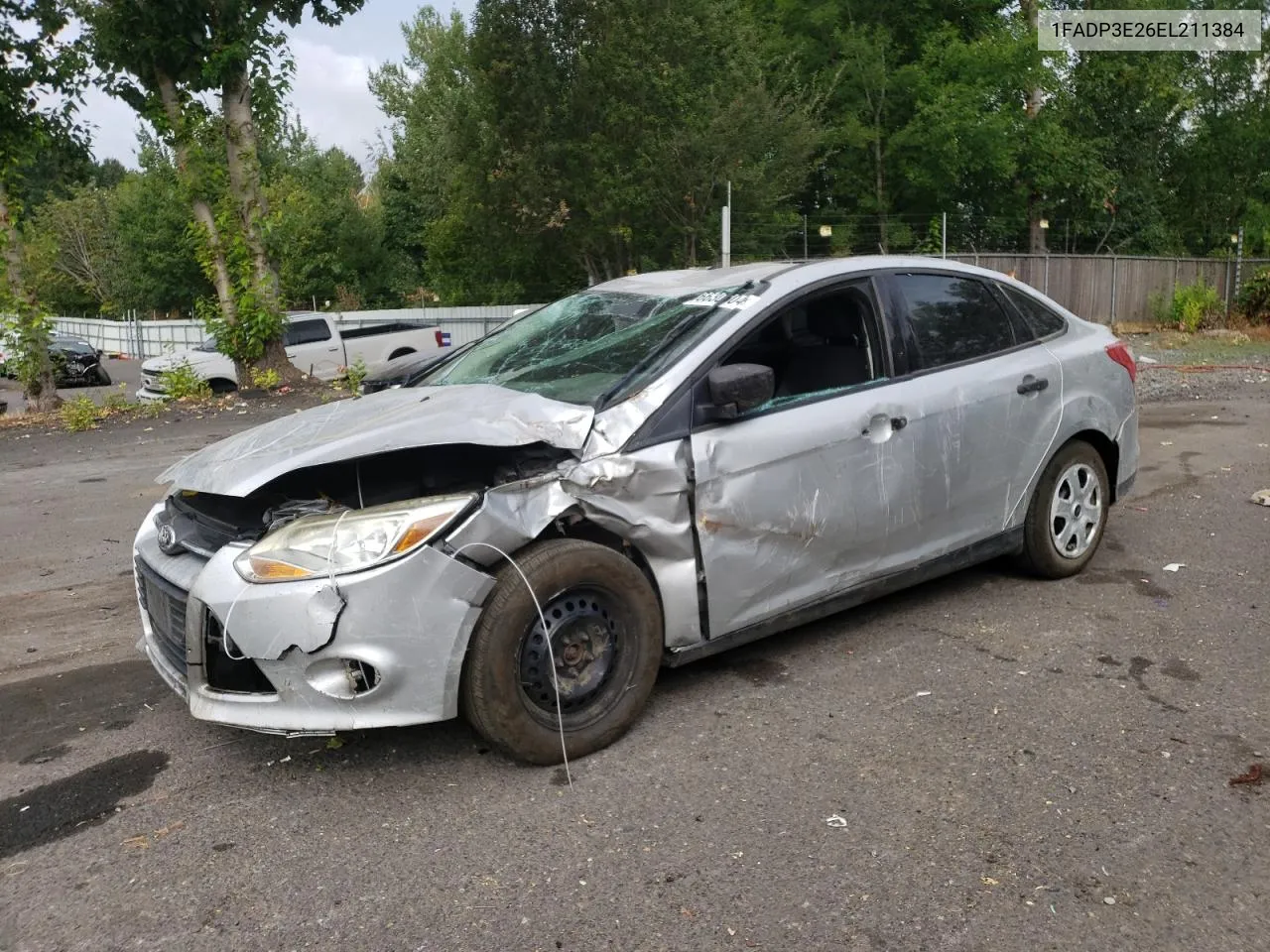 2014 Ford Focus S VIN: 1FADP3E26EL211384 Lot: 66630604