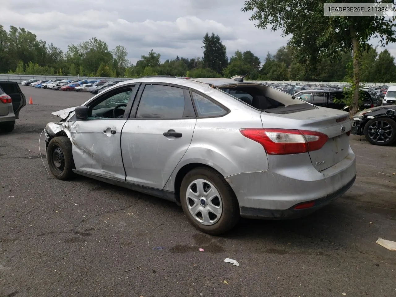 2014 Ford Focus S VIN: 1FADP3E26EL211384 Lot: 66630604