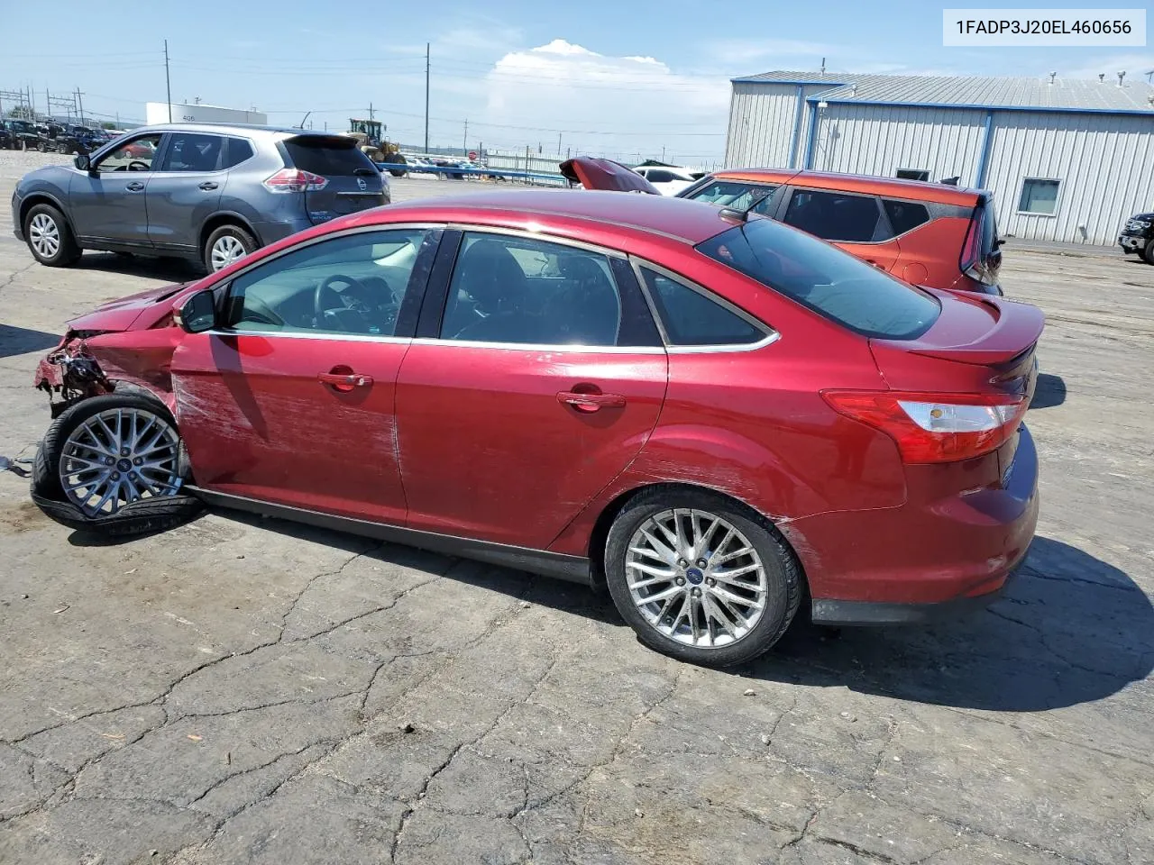 2014 Ford Focus Titanium VIN: 1FADP3J20EL460656 Lot: 67042374