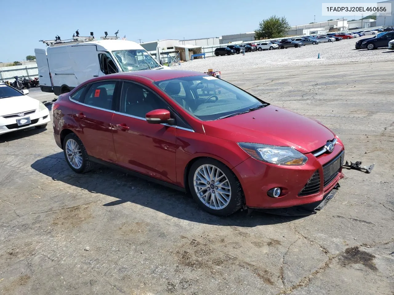 2014 Ford Focus Titanium VIN: 1FADP3J20EL460656 Lot: 67042374