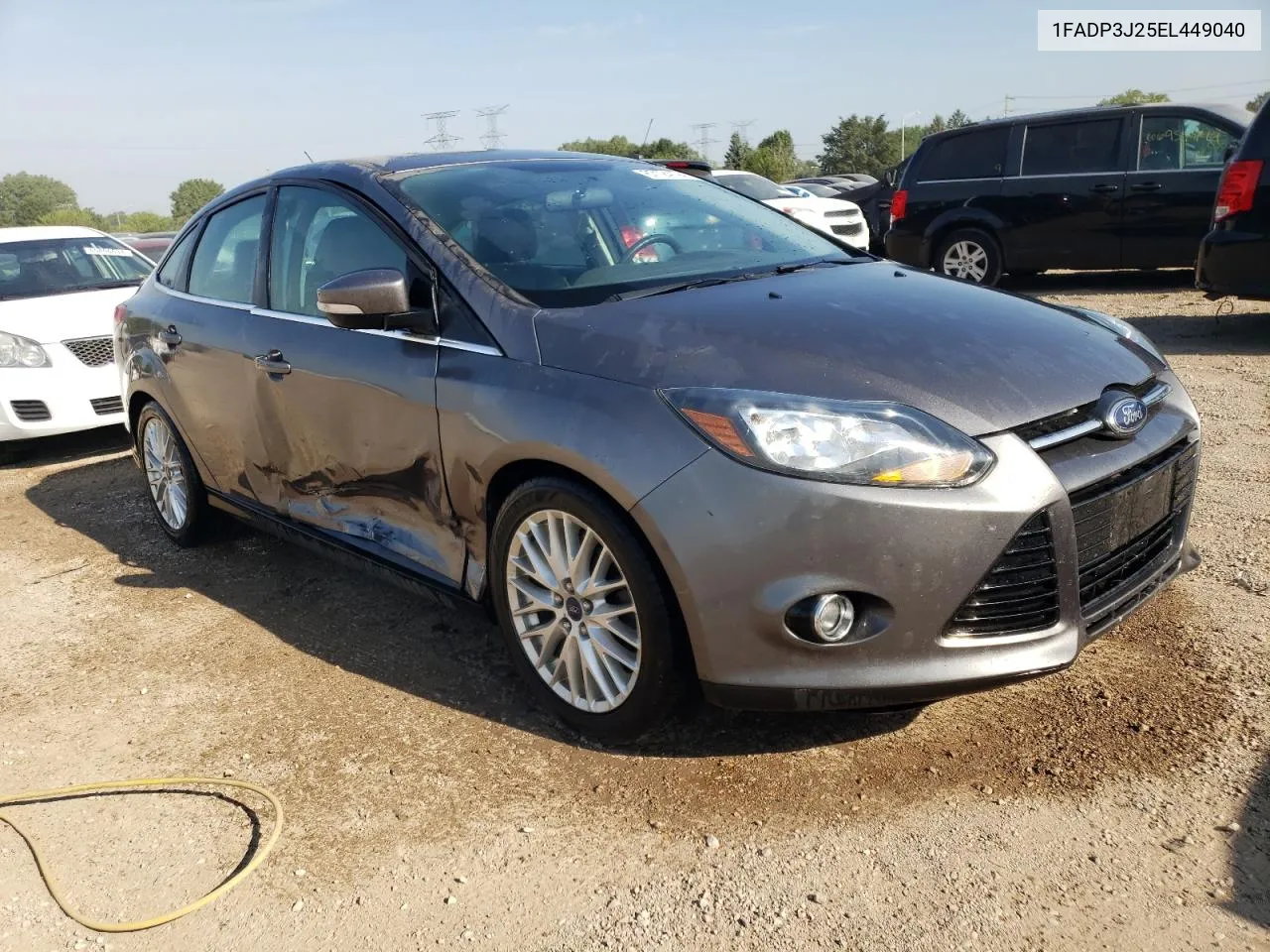 2014 Ford Focus Titanium VIN: 1FADP3J25EL449040 Lot: 67124194