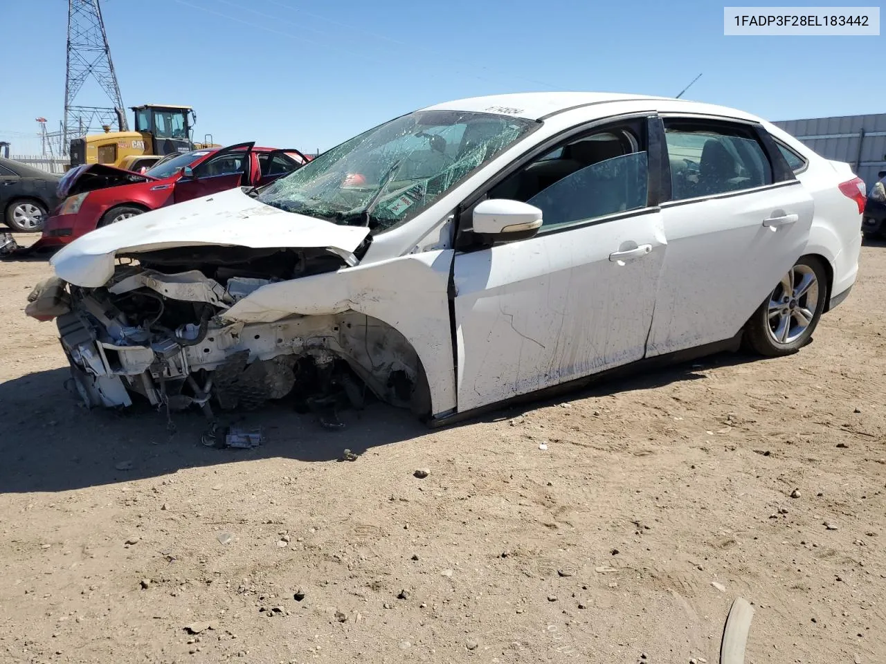 2014 Ford Focus Se VIN: 1FADP3F28EL183442 Lot: 67145054