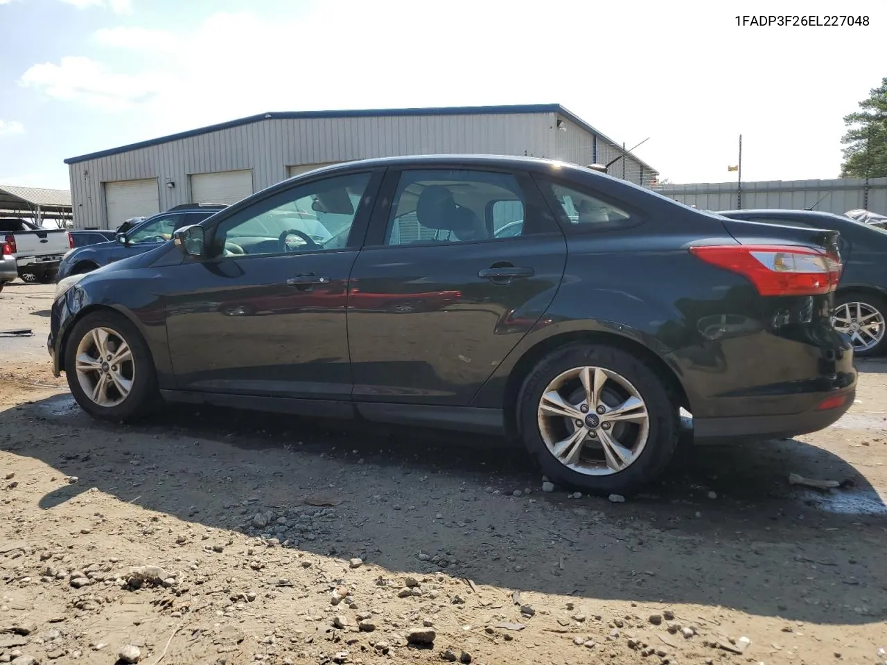 2014 Ford Focus Se VIN: 1FADP3F26EL227048 Lot: 67254664