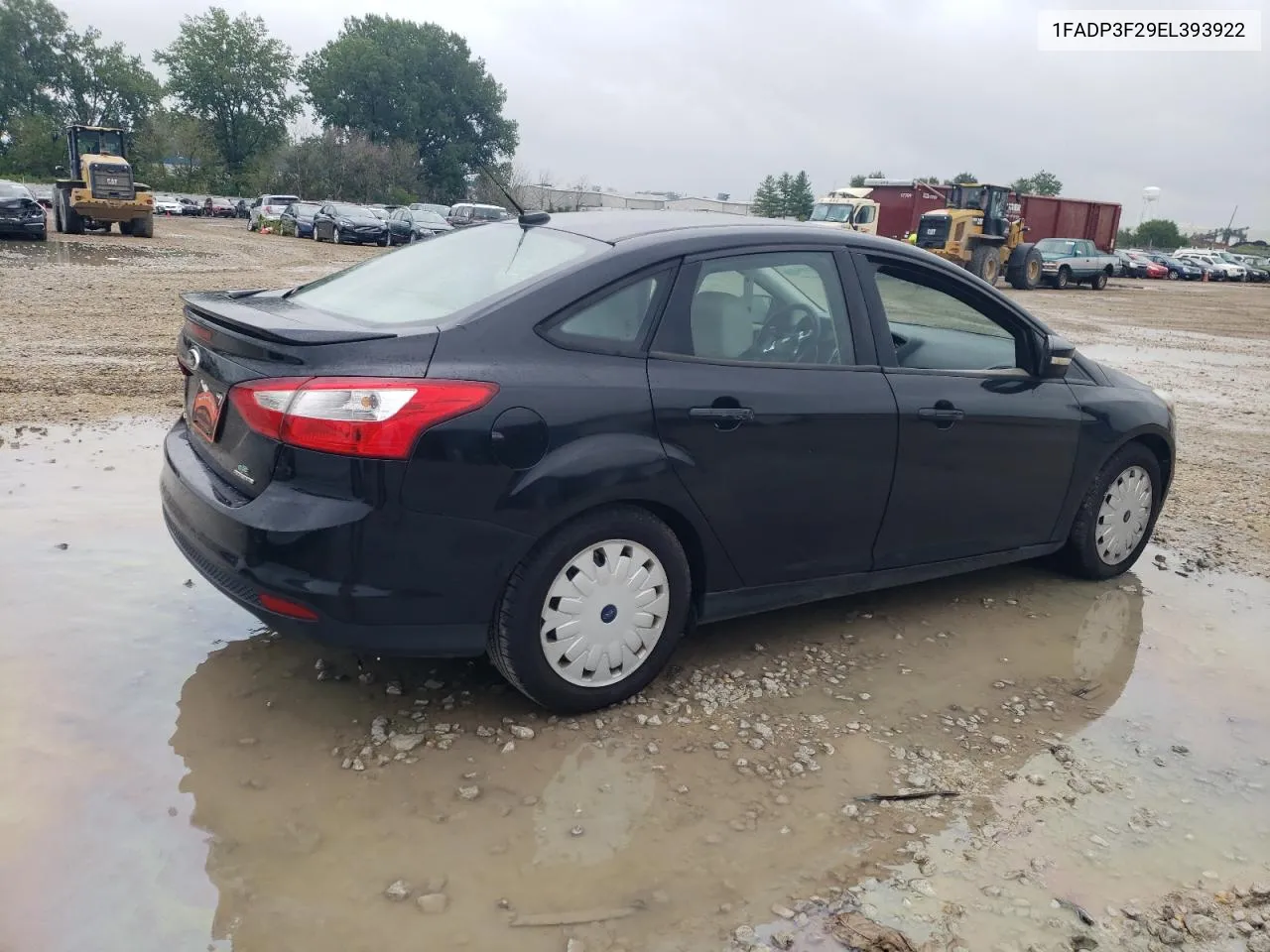 2014 Ford Focus Se VIN: 1FADP3F29EL393922 Lot: 67286904