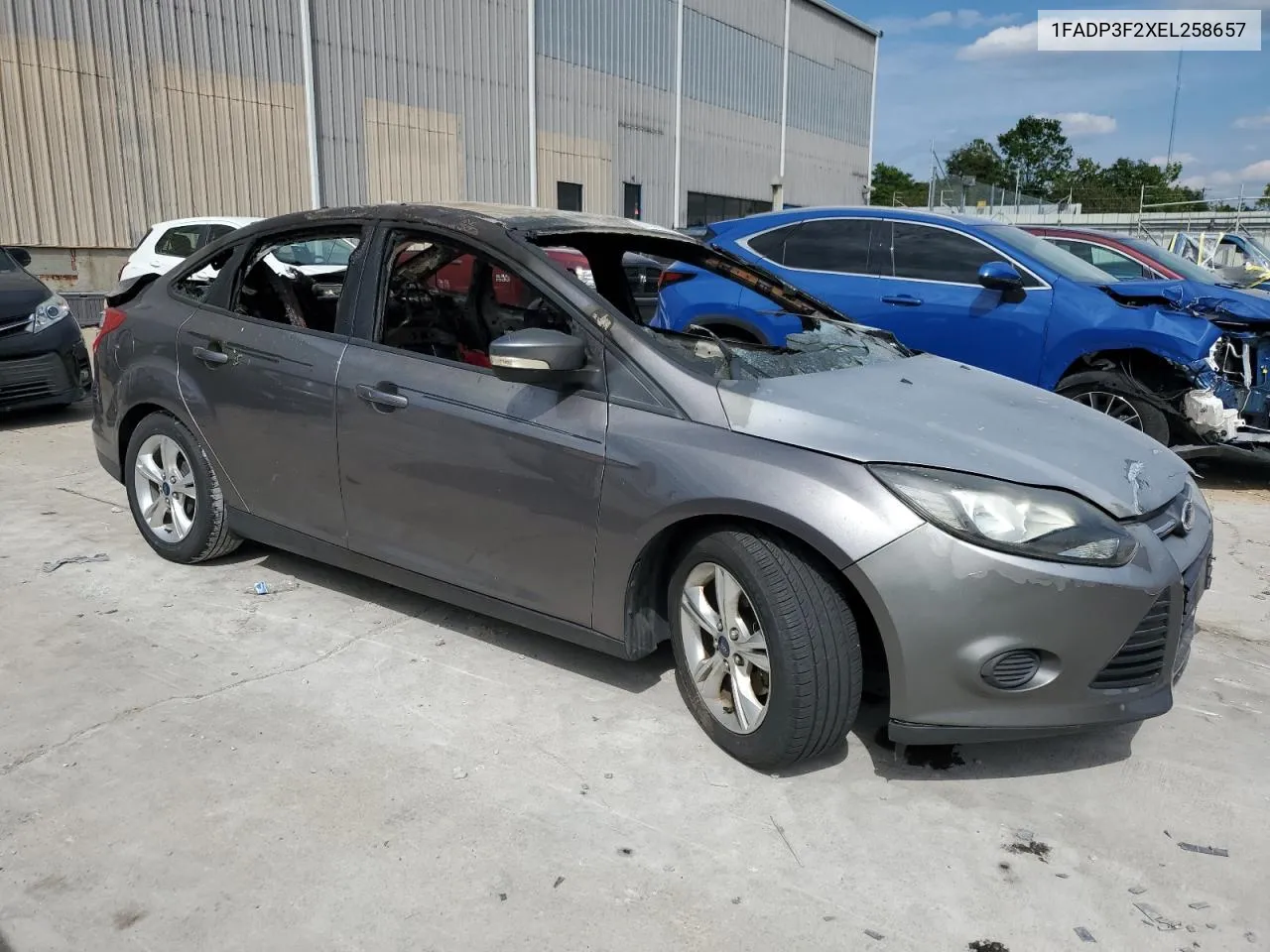 2014 Ford Focus Se VIN: 1FADP3F2XEL258657 Lot: 67287404