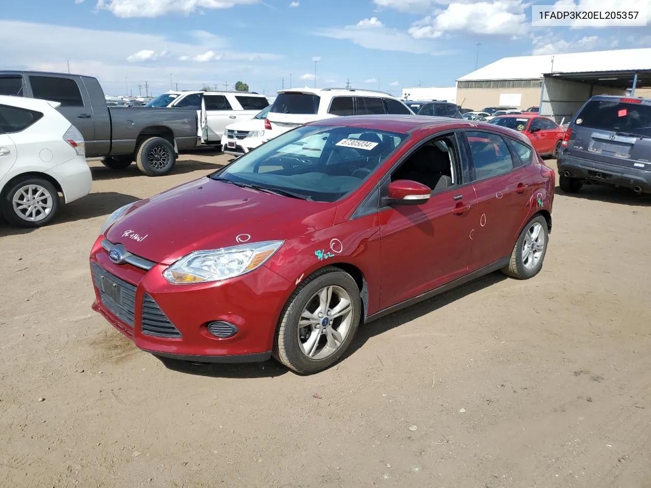 1FADP3K20EL205357 2014 Ford Focus Se