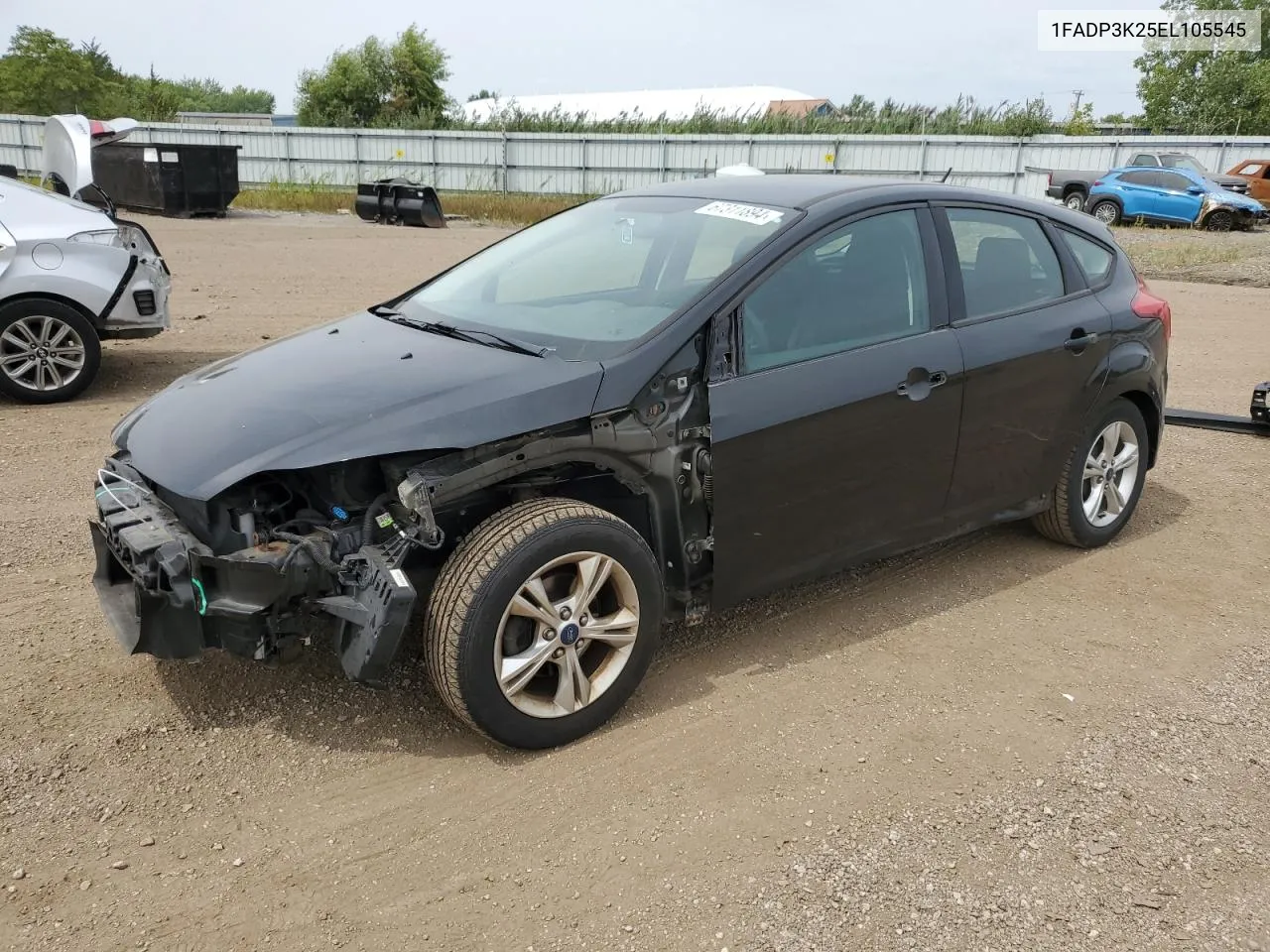 2014 Ford Focus Se VIN: 1FADP3K25EL105545 Lot: 67311894