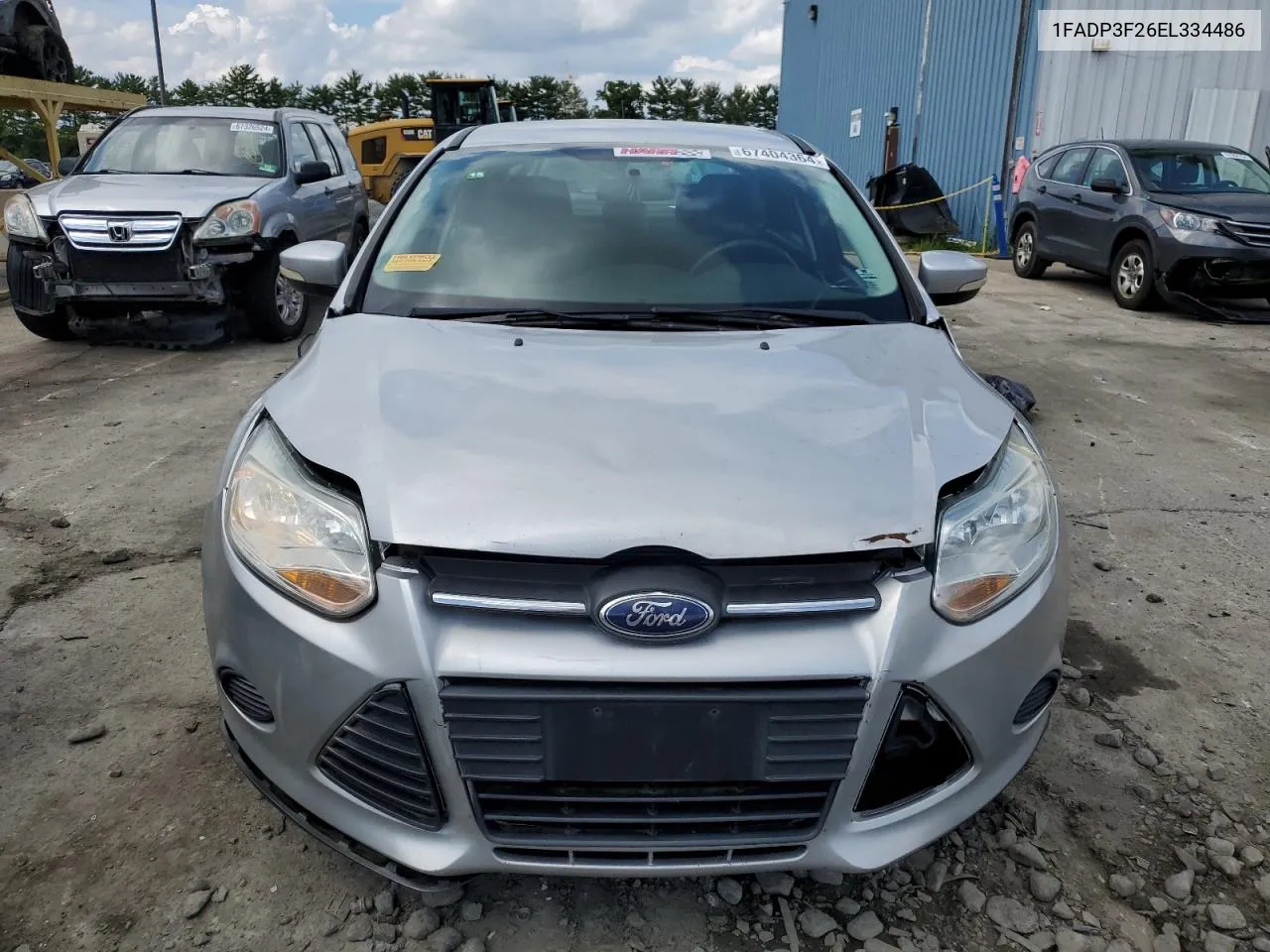 2014 Ford Focus Se VIN: 1FADP3F26EL334486 Lot: 67404364