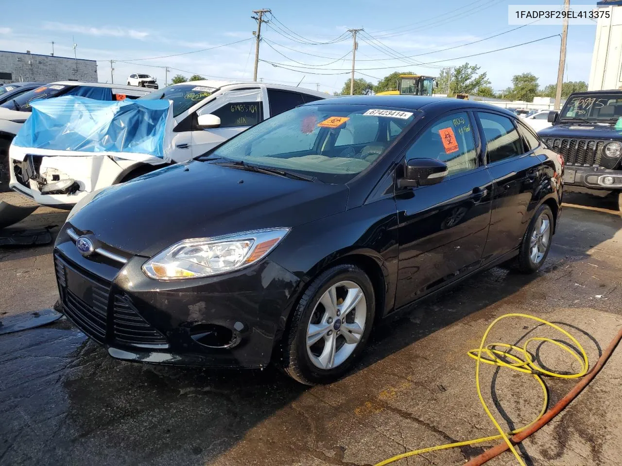 2014 Ford Focus Se VIN: 1FADP3F29EL413375 Lot: 67423414