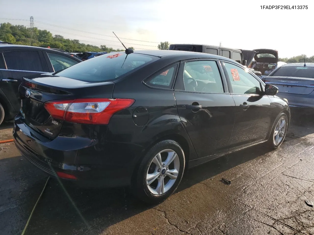 2014 Ford Focus Se VIN: 1FADP3F29EL413375 Lot: 67423414