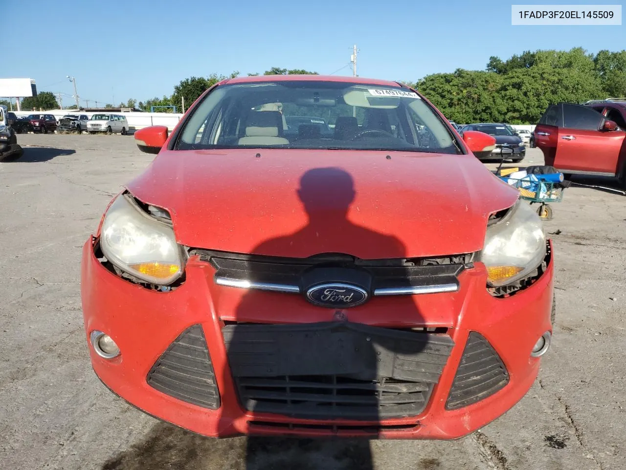 2014 Ford Focus Se VIN: 1FADP3F20EL145509 Lot: 67497644