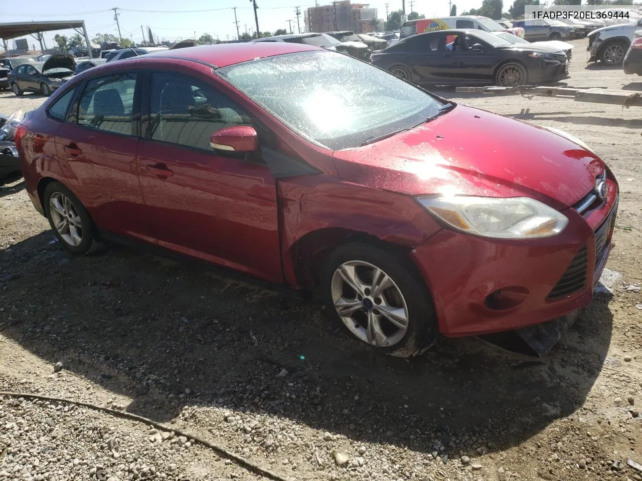 1FADP3F20EL369444 2014 Ford Focus Se