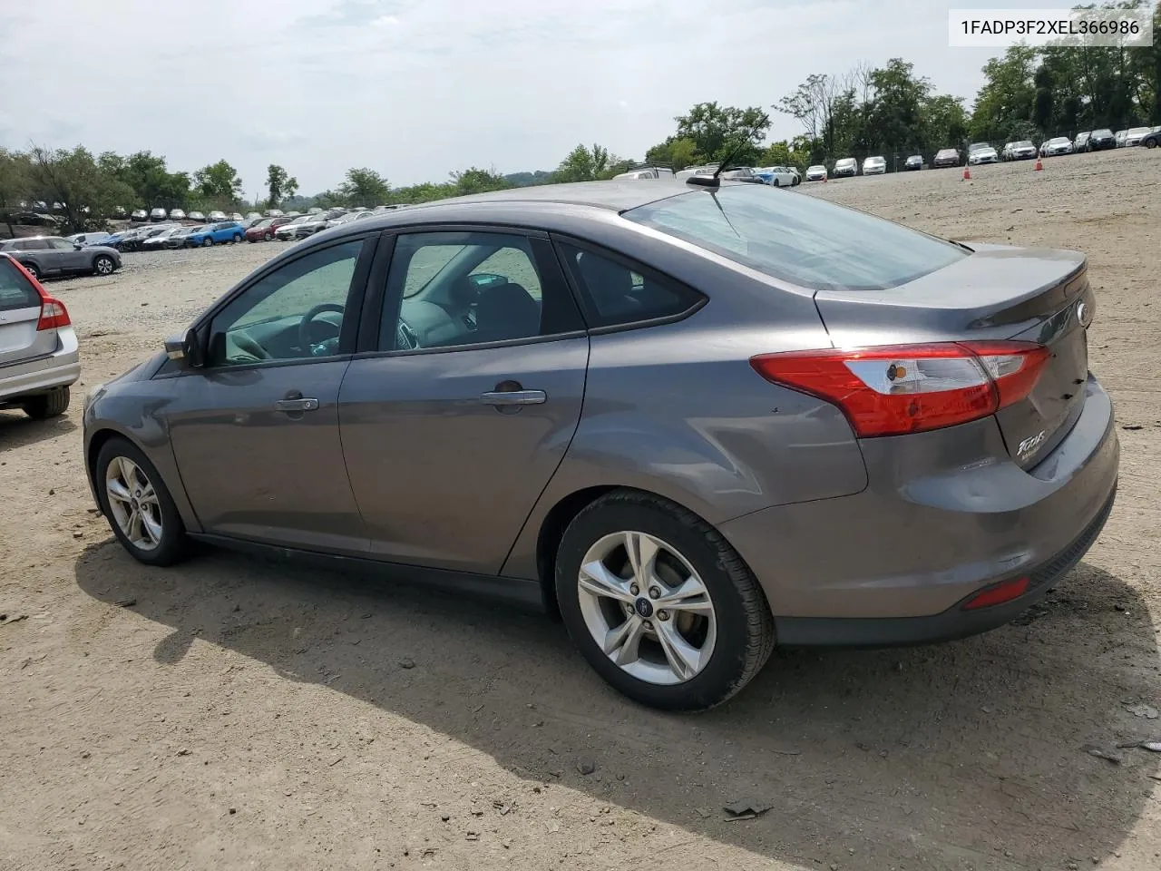 2014 Ford Focus Se VIN: 1FADP3F2XEL366986 Lot: 67788104