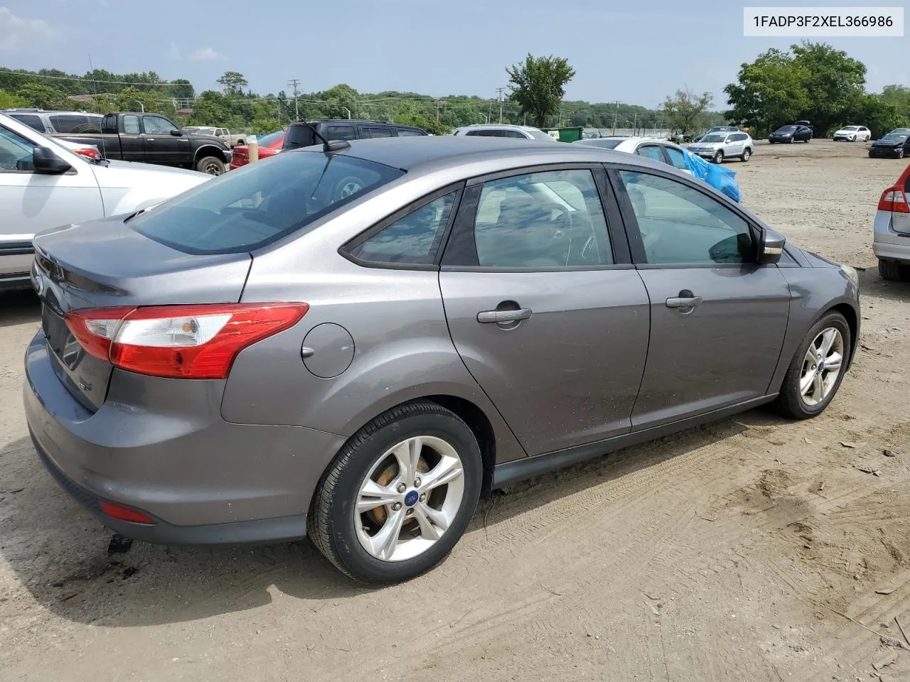 2014 Ford Focus Se VIN: 1FADP3F2XEL366986 Lot: 67788104