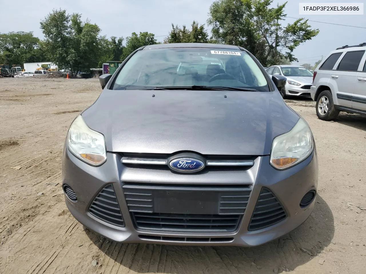 2014 Ford Focus Se VIN: 1FADP3F2XEL366986 Lot: 67788104