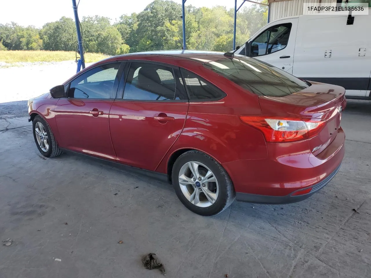 2014 Ford Focus Se VIN: 1FADP3F21EL135636 Lot: 67953244