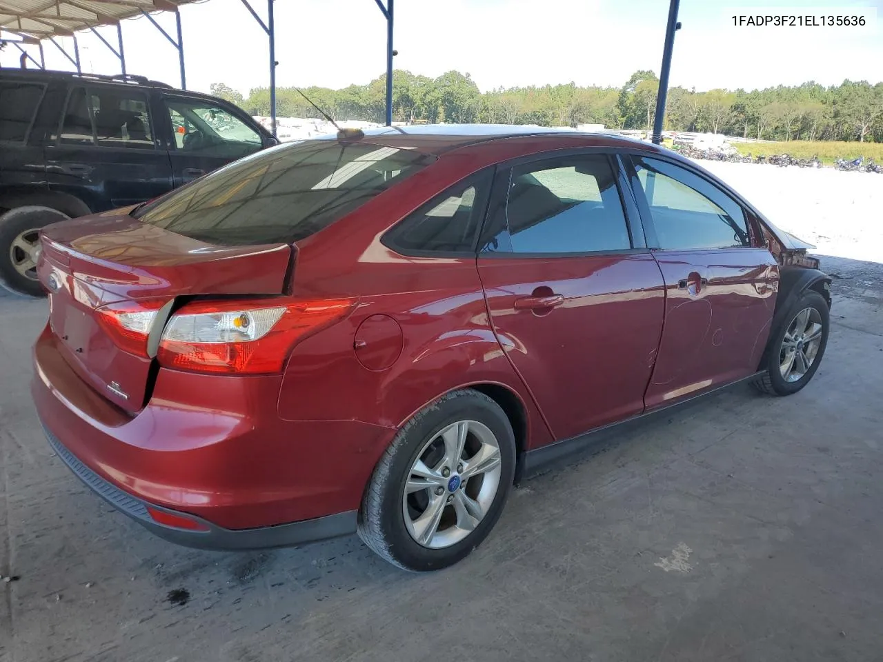 2014 Ford Focus Se VIN: 1FADP3F21EL135636 Lot: 67953244