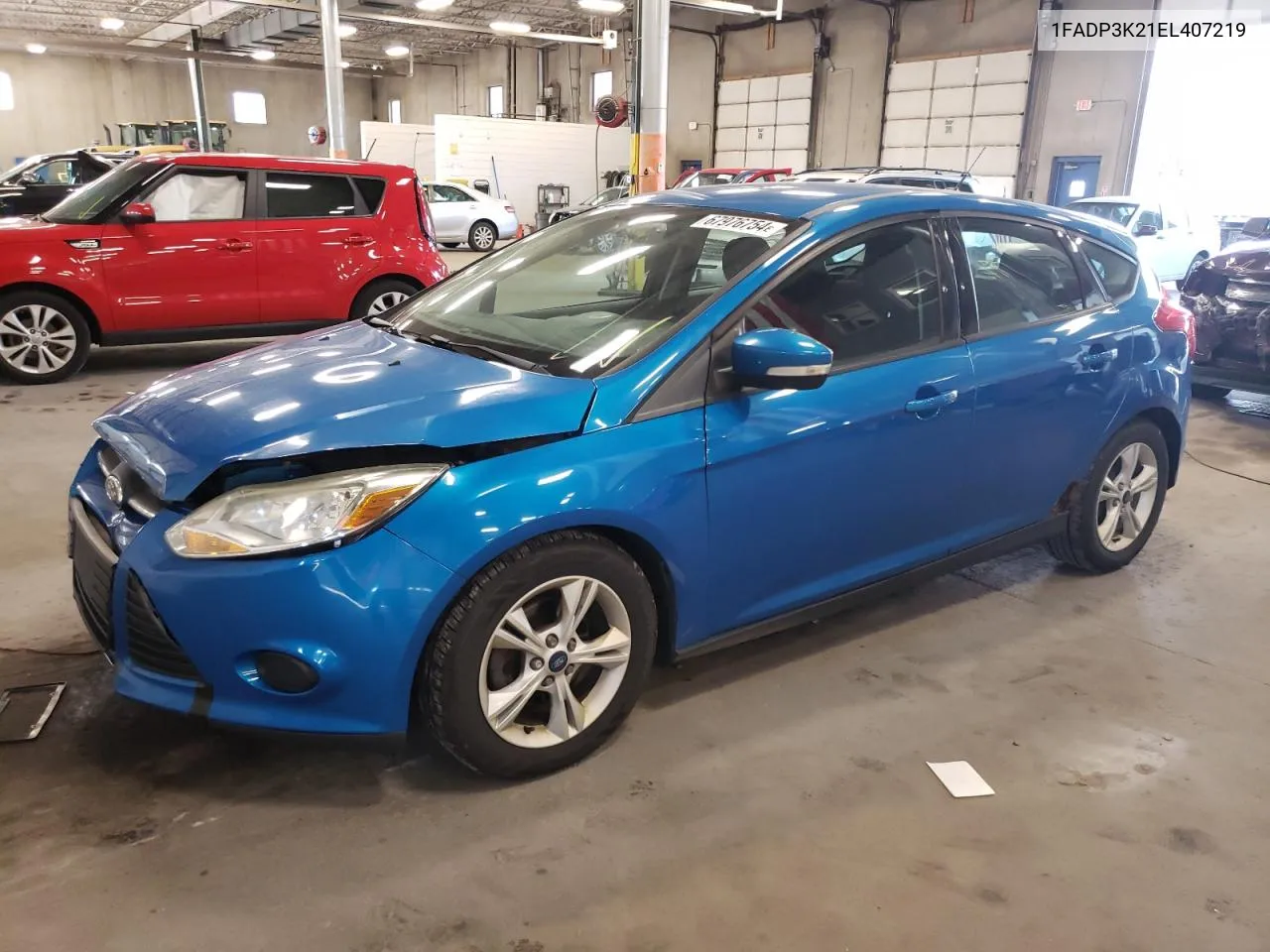 2014 Ford Focus Se VIN: 1FADP3K21EL407219 Lot: 67976754