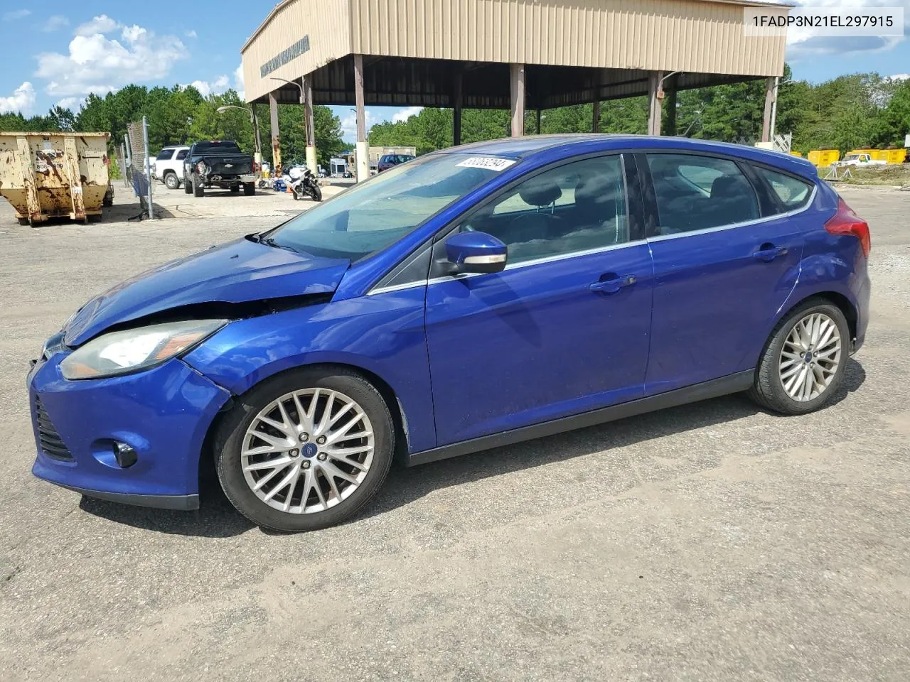 2014 Ford Focus Titanium VIN: 1FADP3N21EL297915 Lot: 68063294