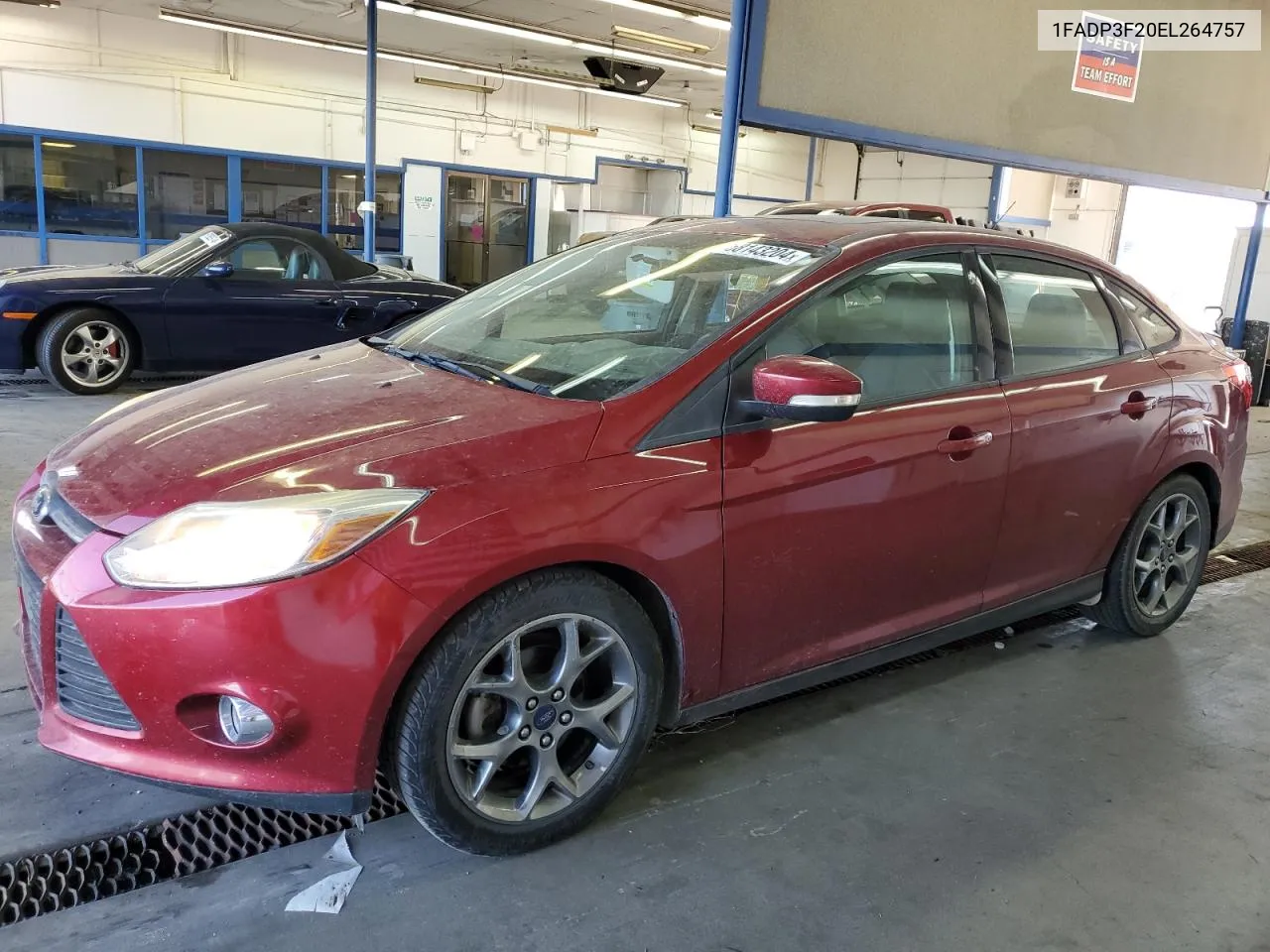 2014 Ford Focus Se VIN: 1FADP3F20EL264757 Lot: 68143204