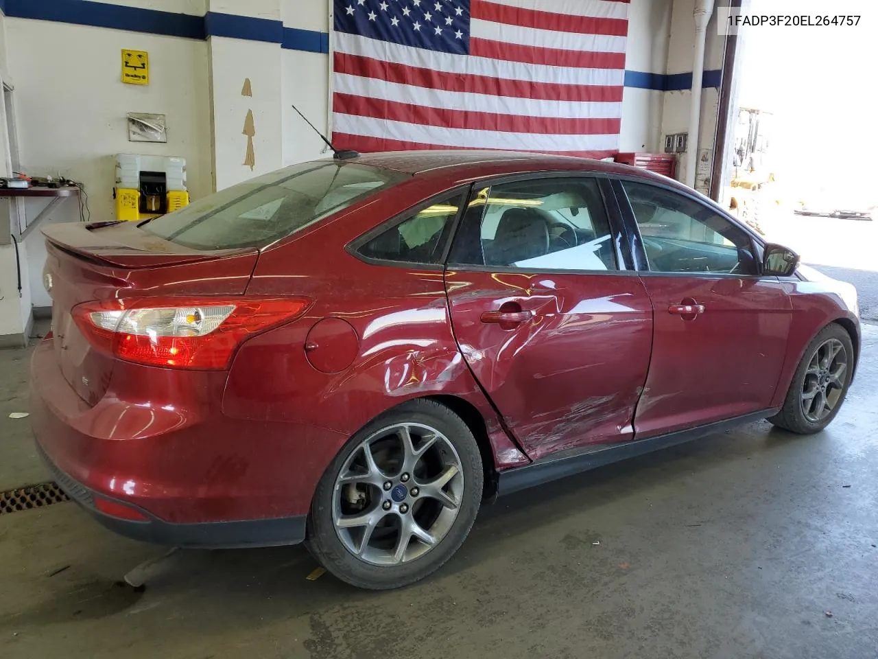 2014 Ford Focus Se VIN: 1FADP3F20EL264757 Lot: 68143204