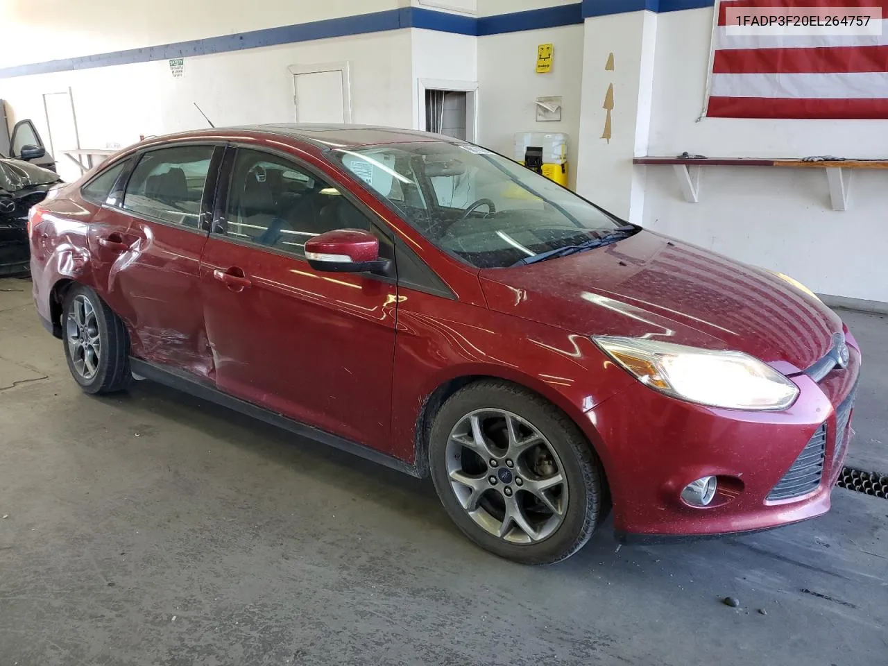 2014 Ford Focus Se VIN: 1FADP3F20EL264757 Lot: 68143204