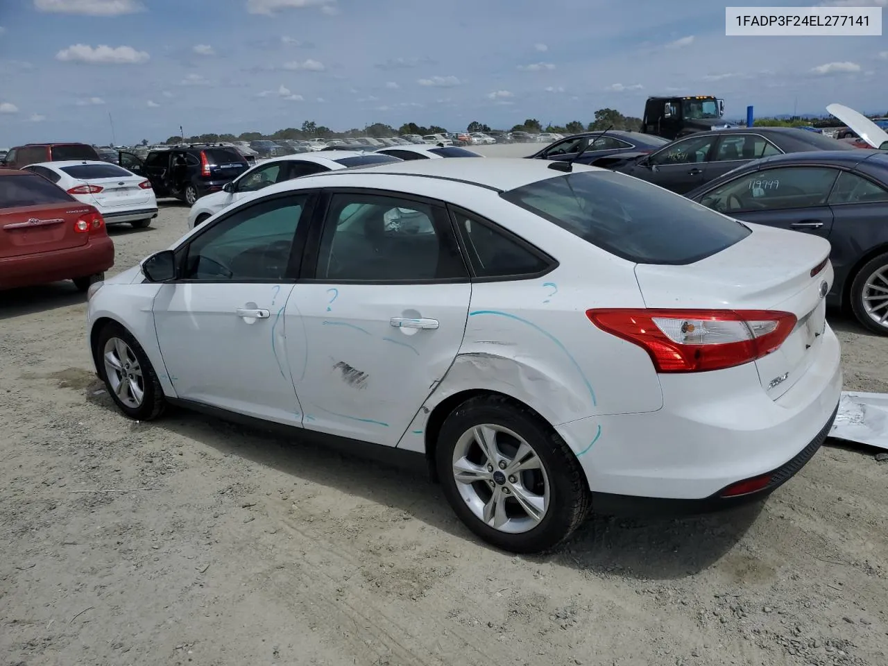 2014 Ford Focus Se VIN: 1FADP3F24EL277141 Lot: 68205904