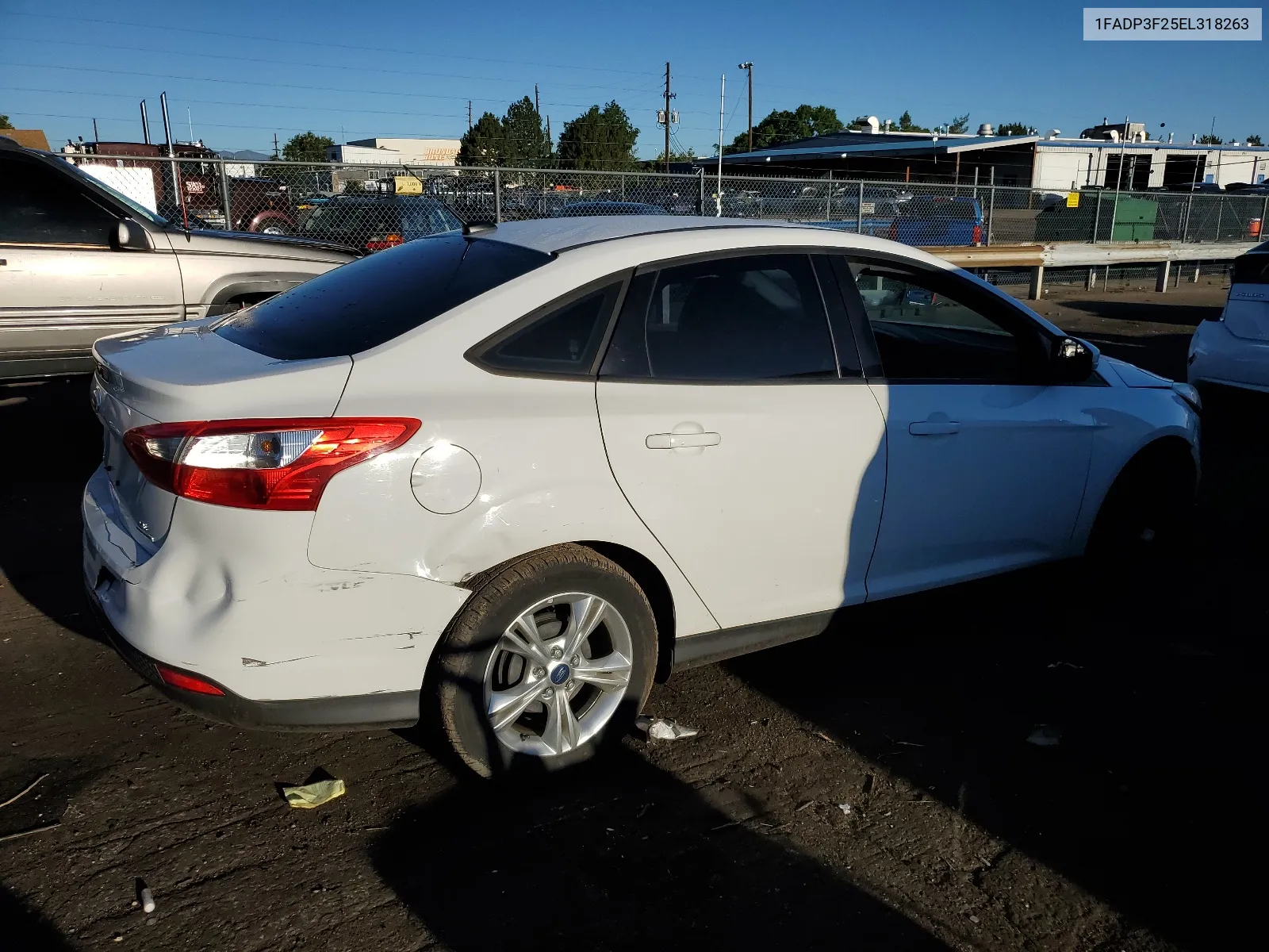 2014 Ford Focus Se VIN: 1FADP3F25EL318263 Lot: 68312554