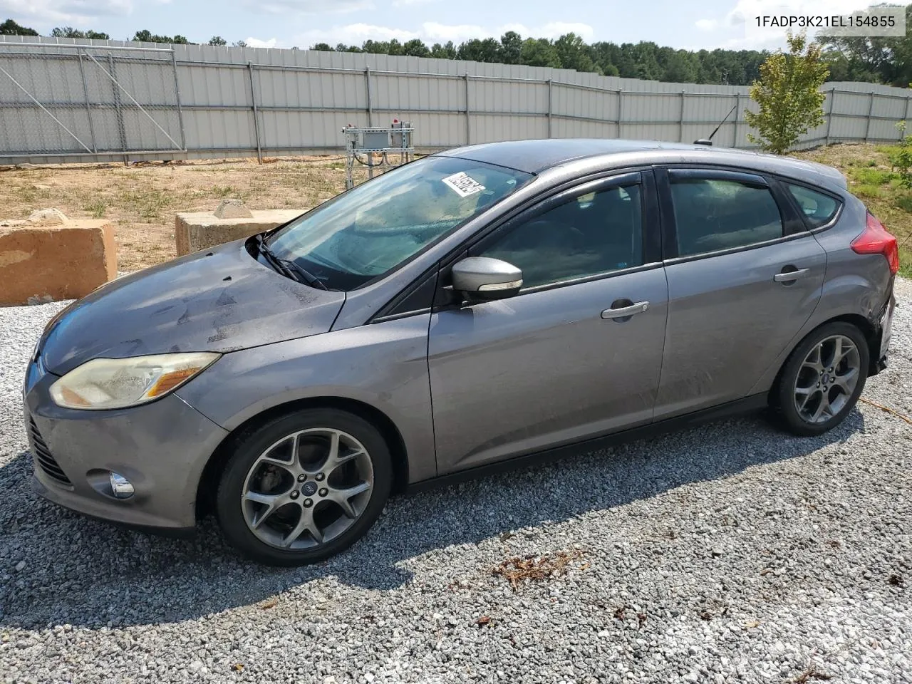 2014 Ford Focus Se VIN: 1FADP3K21EL154855 Lot: 68455764