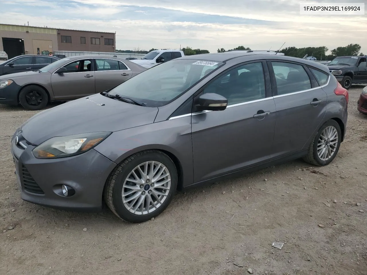 2014 Ford Focus Titanium VIN: 1FADP3N29EL169924 Lot: 68475564