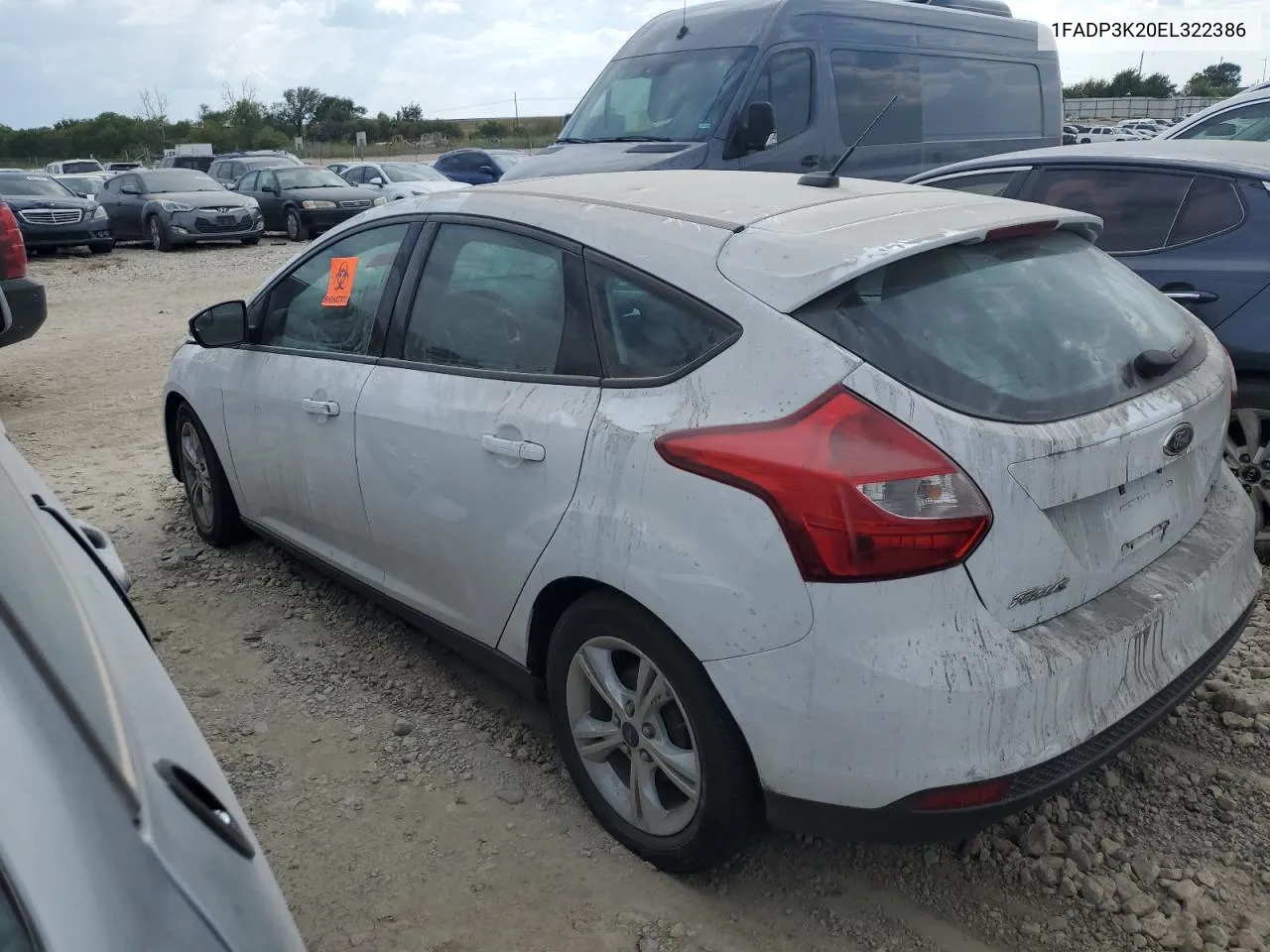 2014 Ford Focus Se VIN: 1FADP3K20EL322386 Lot: 68585774