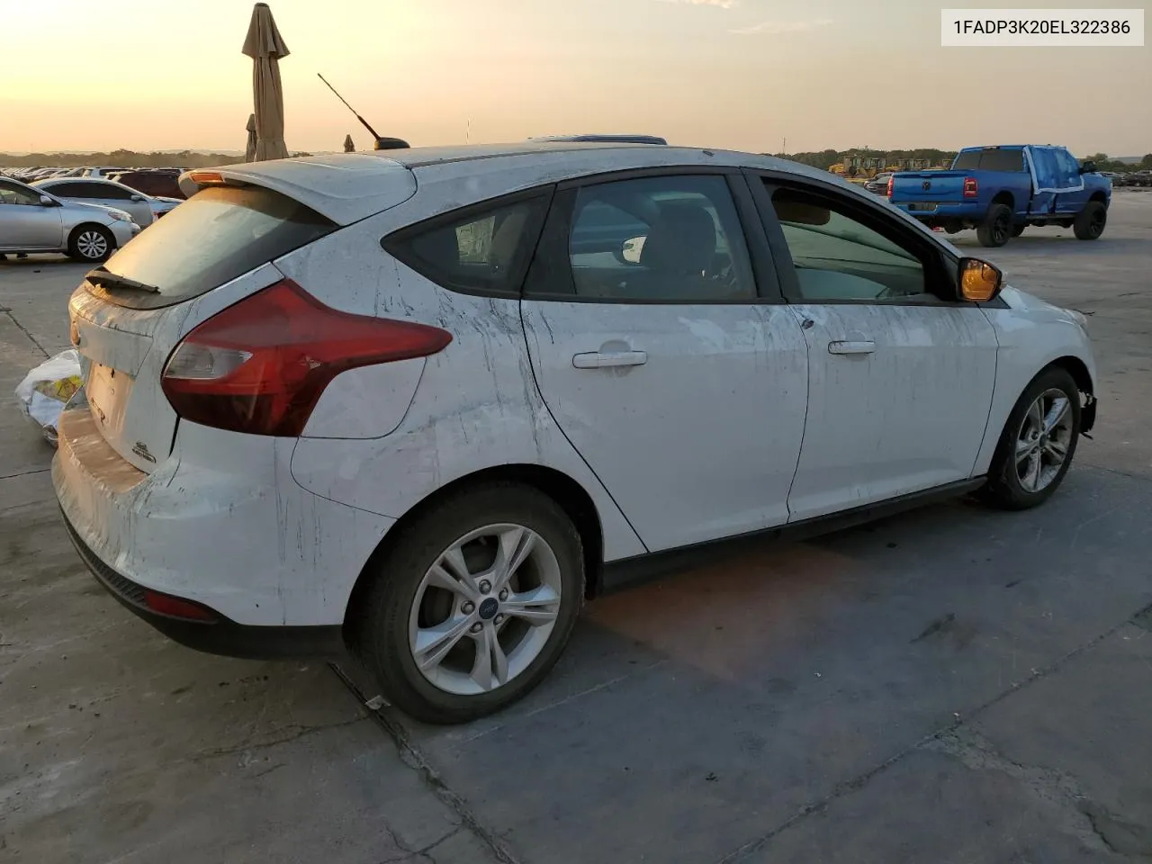 2014 Ford Focus Se VIN: 1FADP3K20EL322386 Lot: 68585774