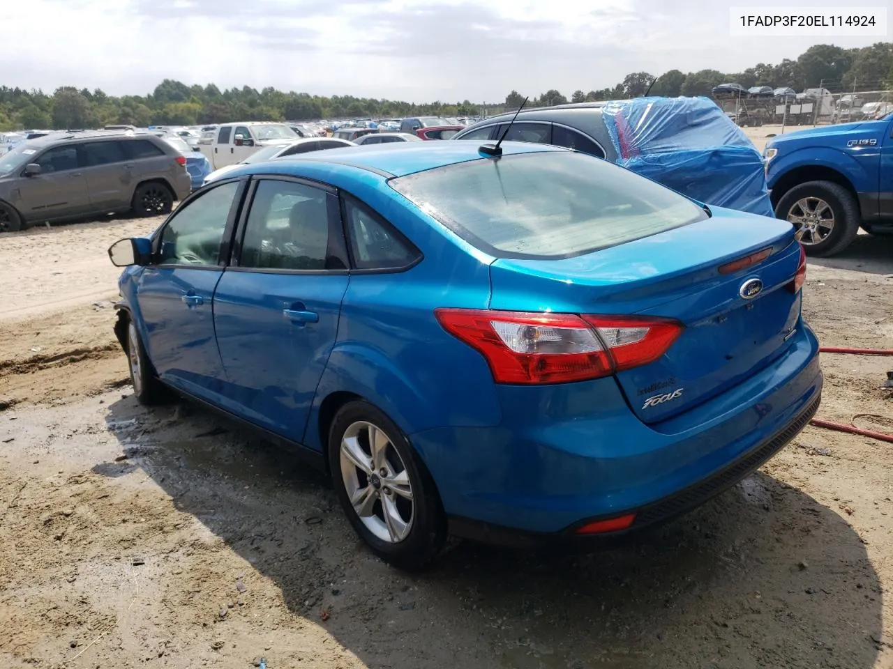 2014 Ford Focus Se VIN: 1FADP3F20EL114924 Lot: 68603654