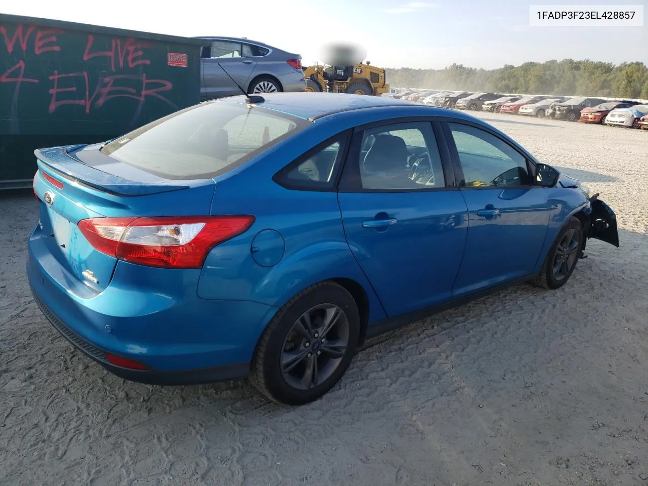 2014 Ford Focus Se VIN: 1FADP3F23EL428857 Lot: 68648084