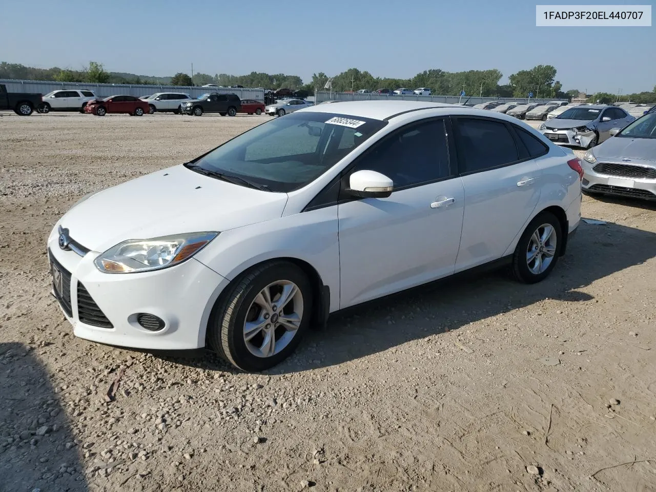 2014 Ford Focus Se VIN: 1FADP3F20EL440707 Lot: 68825344