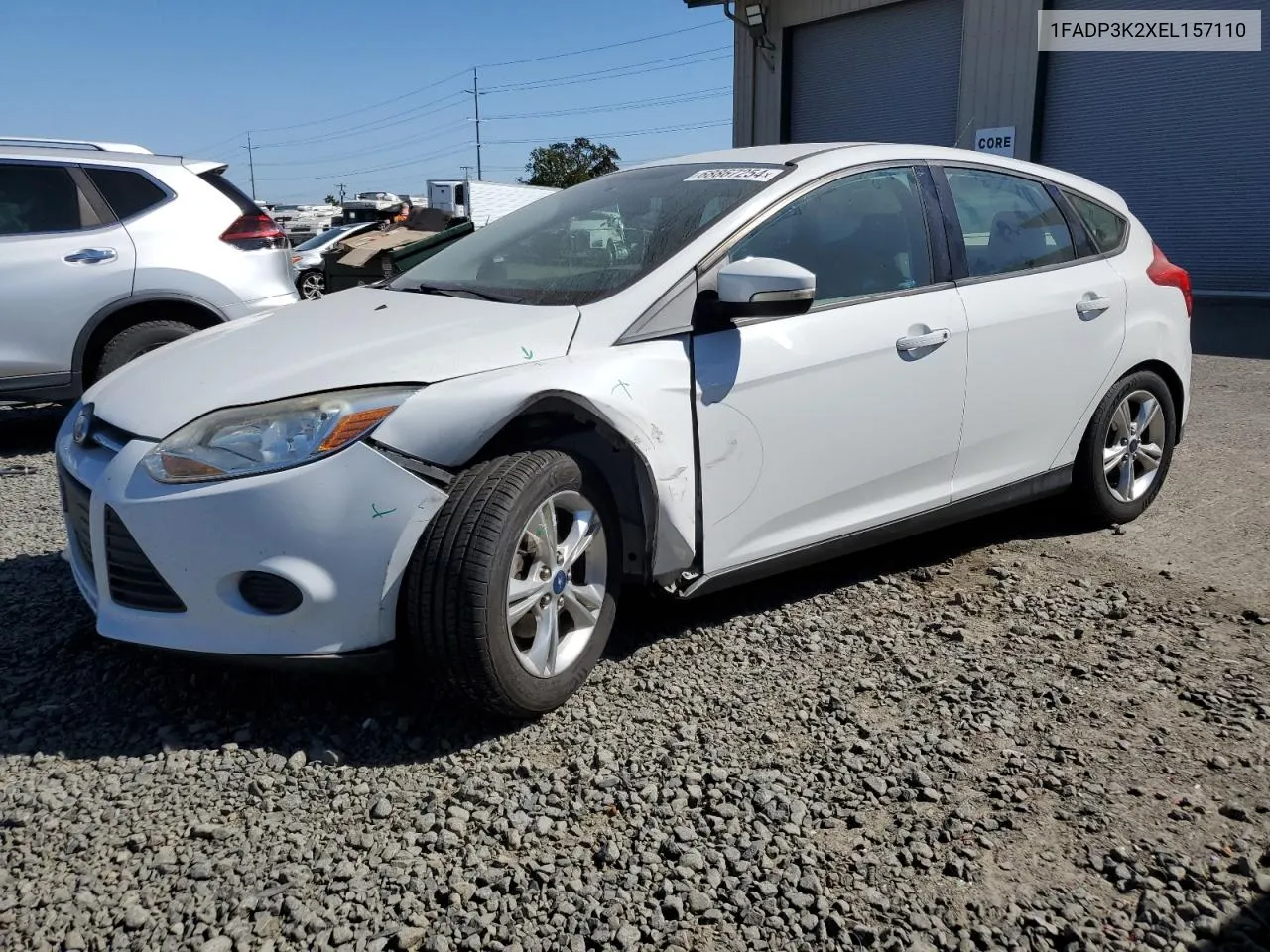 2014 Ford Focus Se VIN: 1FADP3K2XEL157110 Lot: 68867254