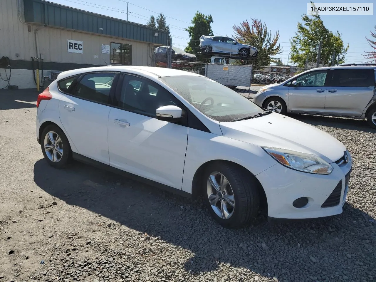 2014 Ford Focus Se VIN: 1FADP3K2XEL157110 Lot: 68867254