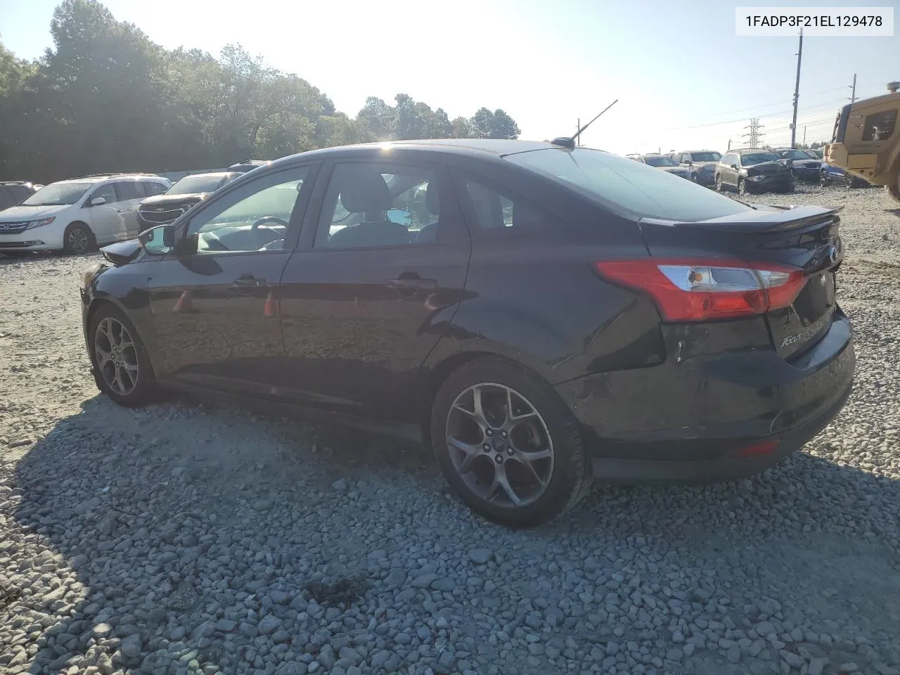 2014 Ford Focus Se VIN: 1FADP3F21EL129478 Lot: 68887514