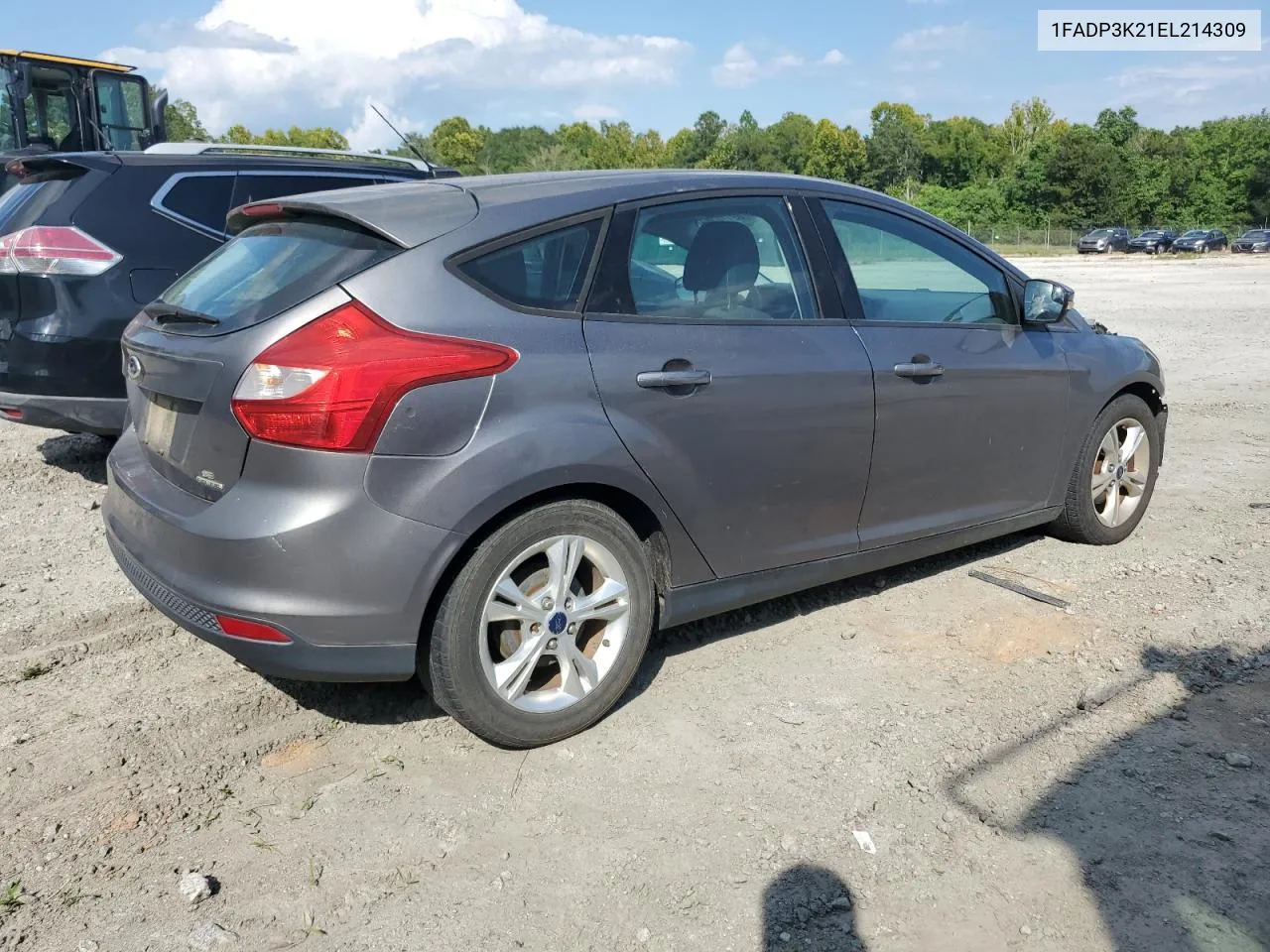 2014 Ford Focus Se VIN: 1FADP3K21EL214309 Lot: 69116184