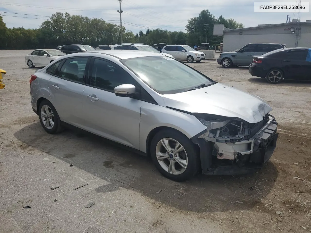 2014 Ford Focus Se VIN: 1FADP3F29EL258696 Lot: 69210444