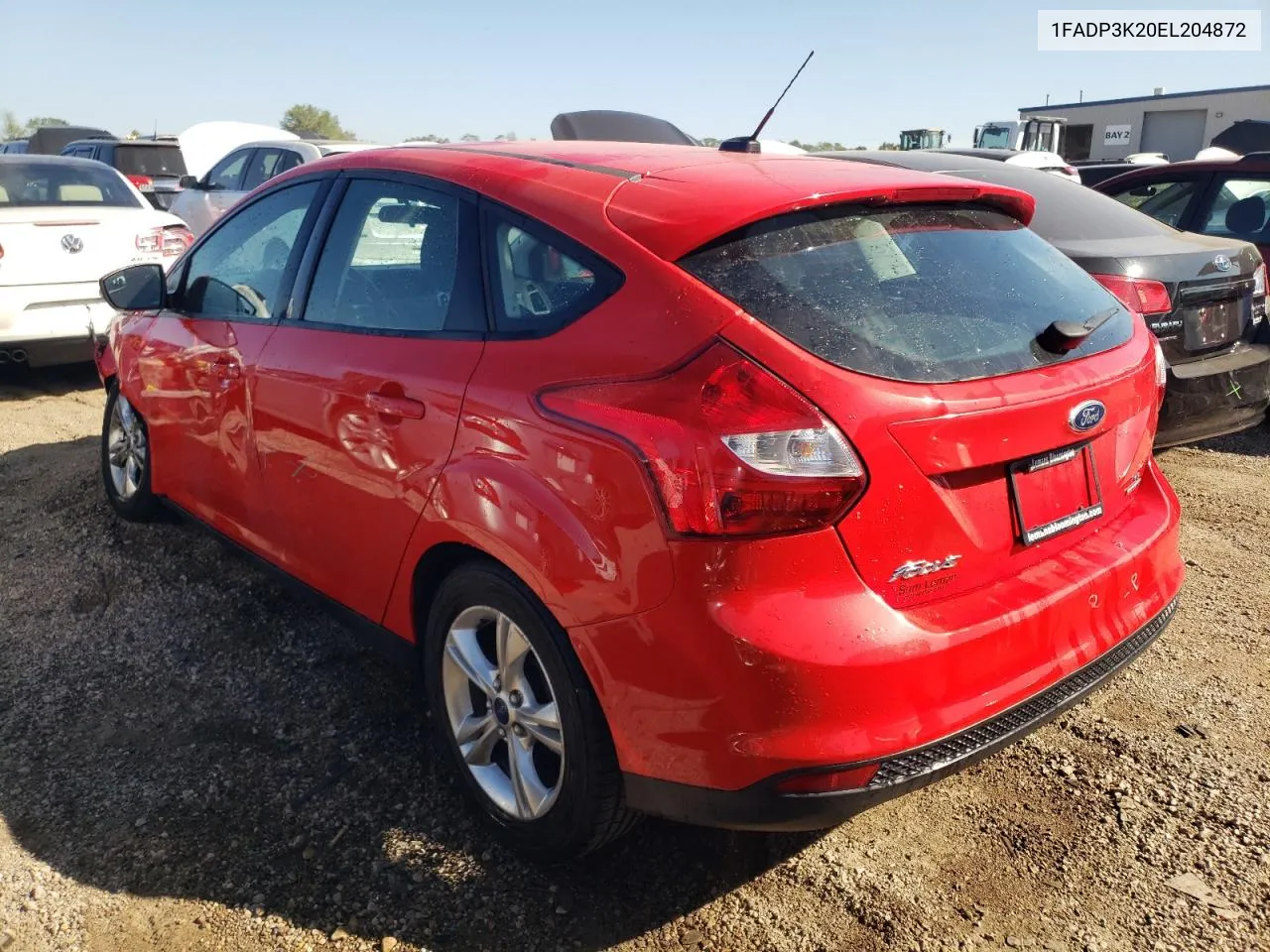 2014 Ford Focus Se VIN: 1FADP3K20EL204872 Lot: 69238254