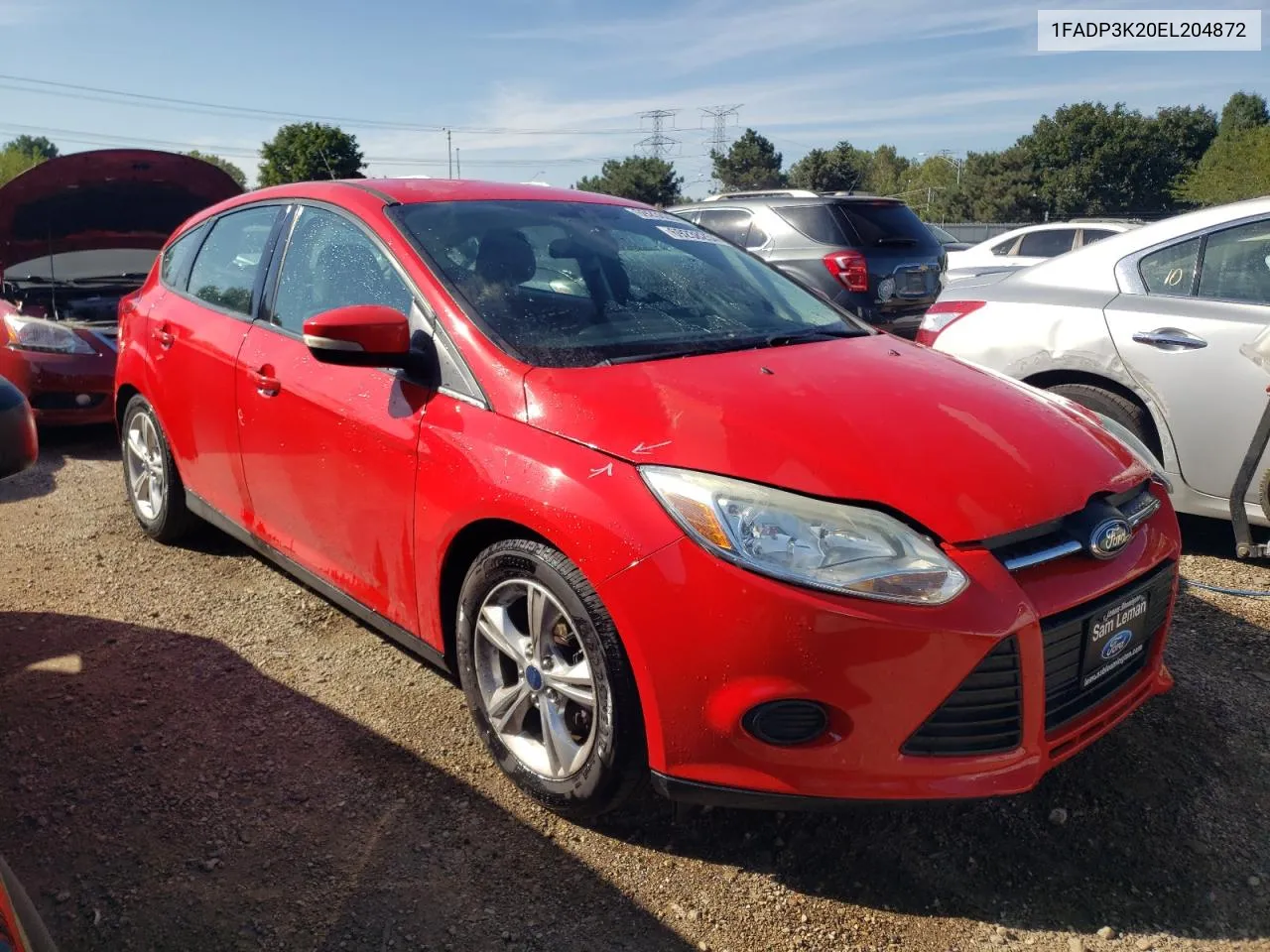 2014 Ford Focus Se VIN: 1FADP3K20EL204872 Lot: 69238254