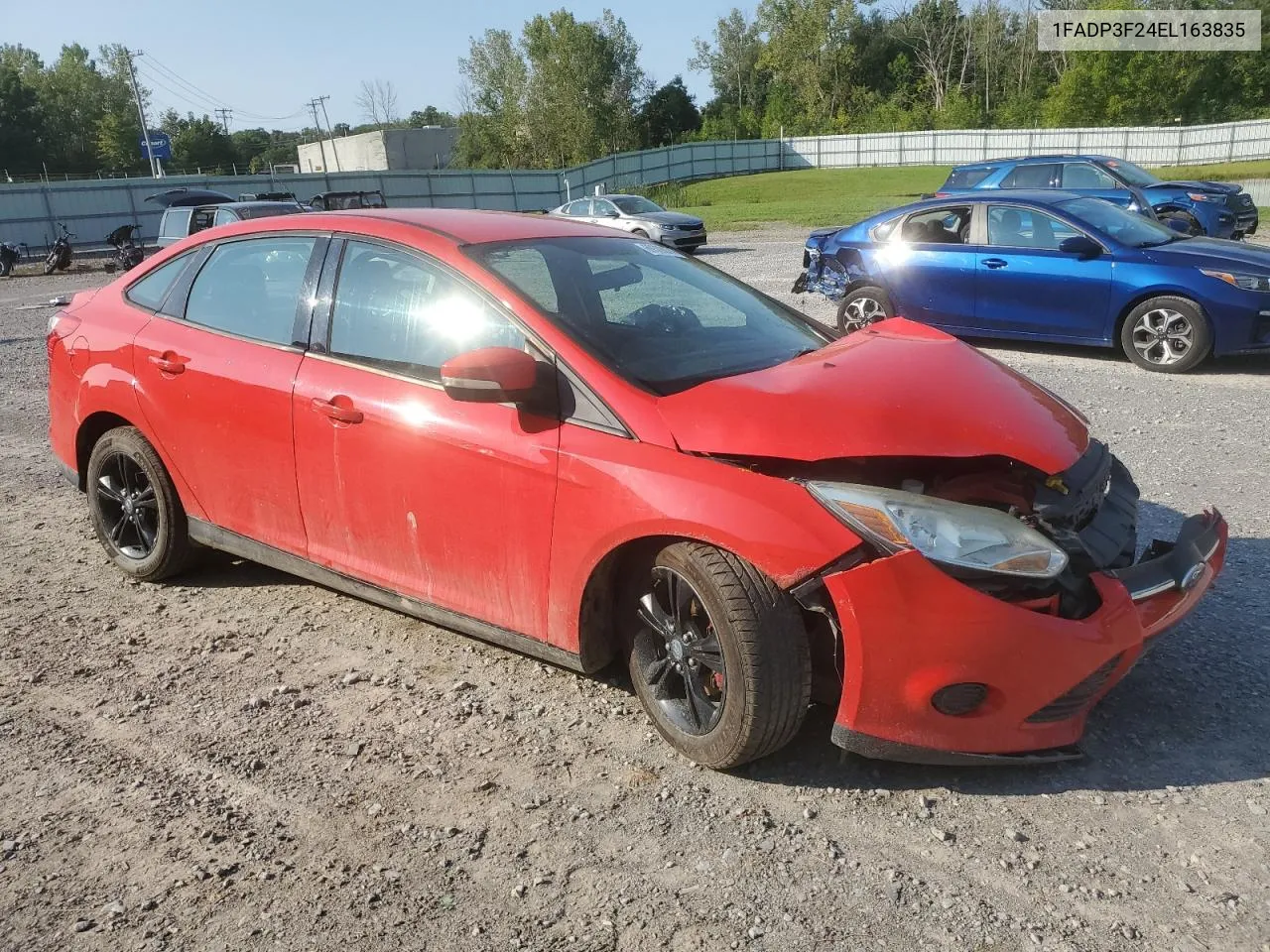 2014 Ford Focus Se VIN: 1FADP3F24EL163835 Lot: 69308074