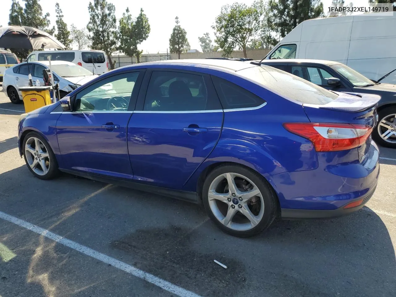 2014 Ford Focus Titanium VIN: 1FADP3J2XEL149719 Lot: 69458604